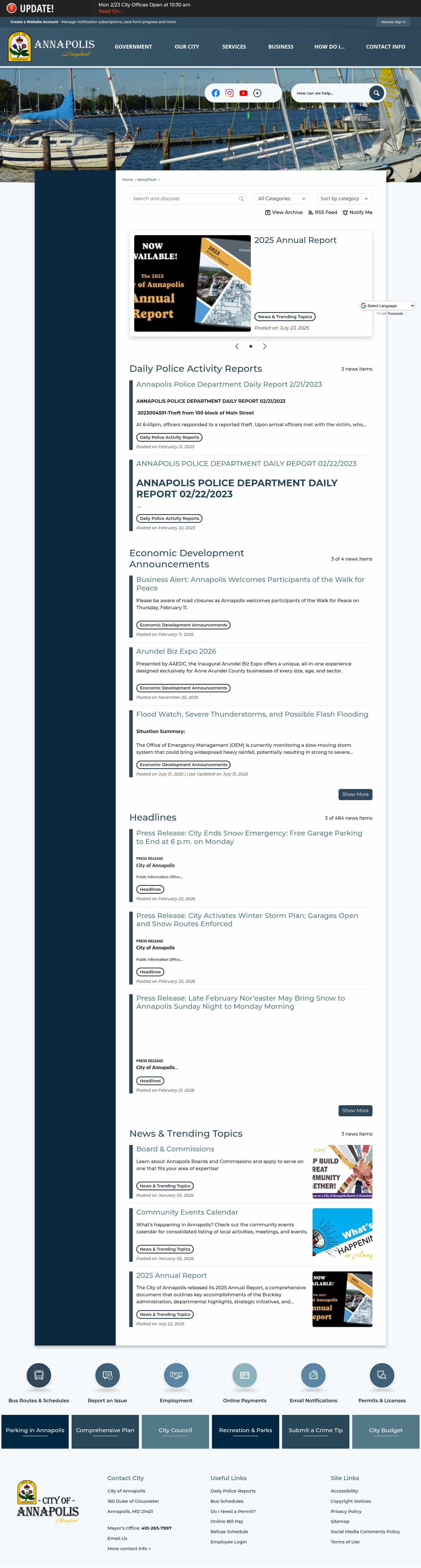 Latest website image capture
