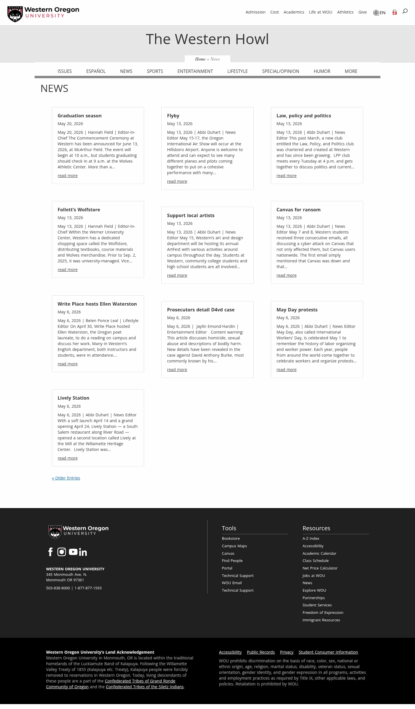 Latest website image capture