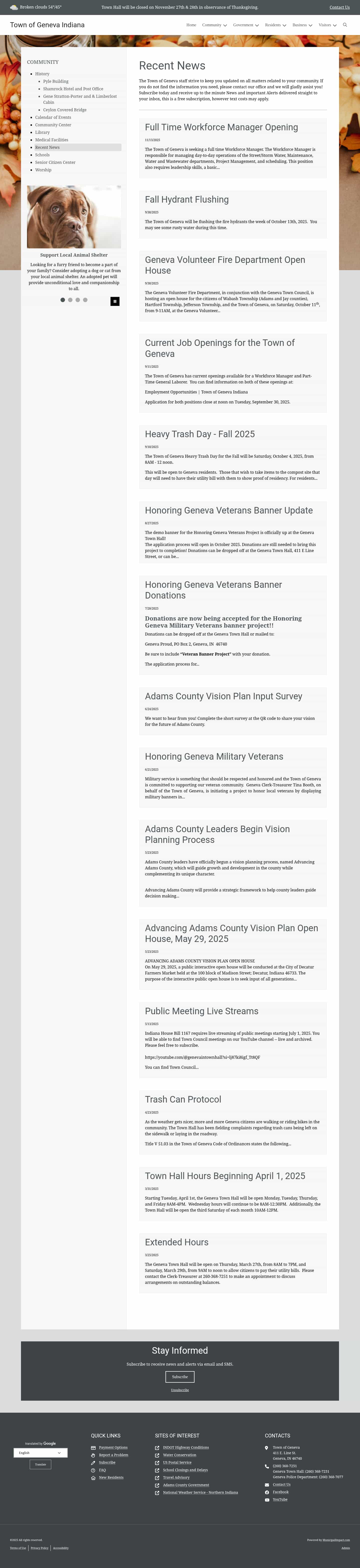 Latest website image capture