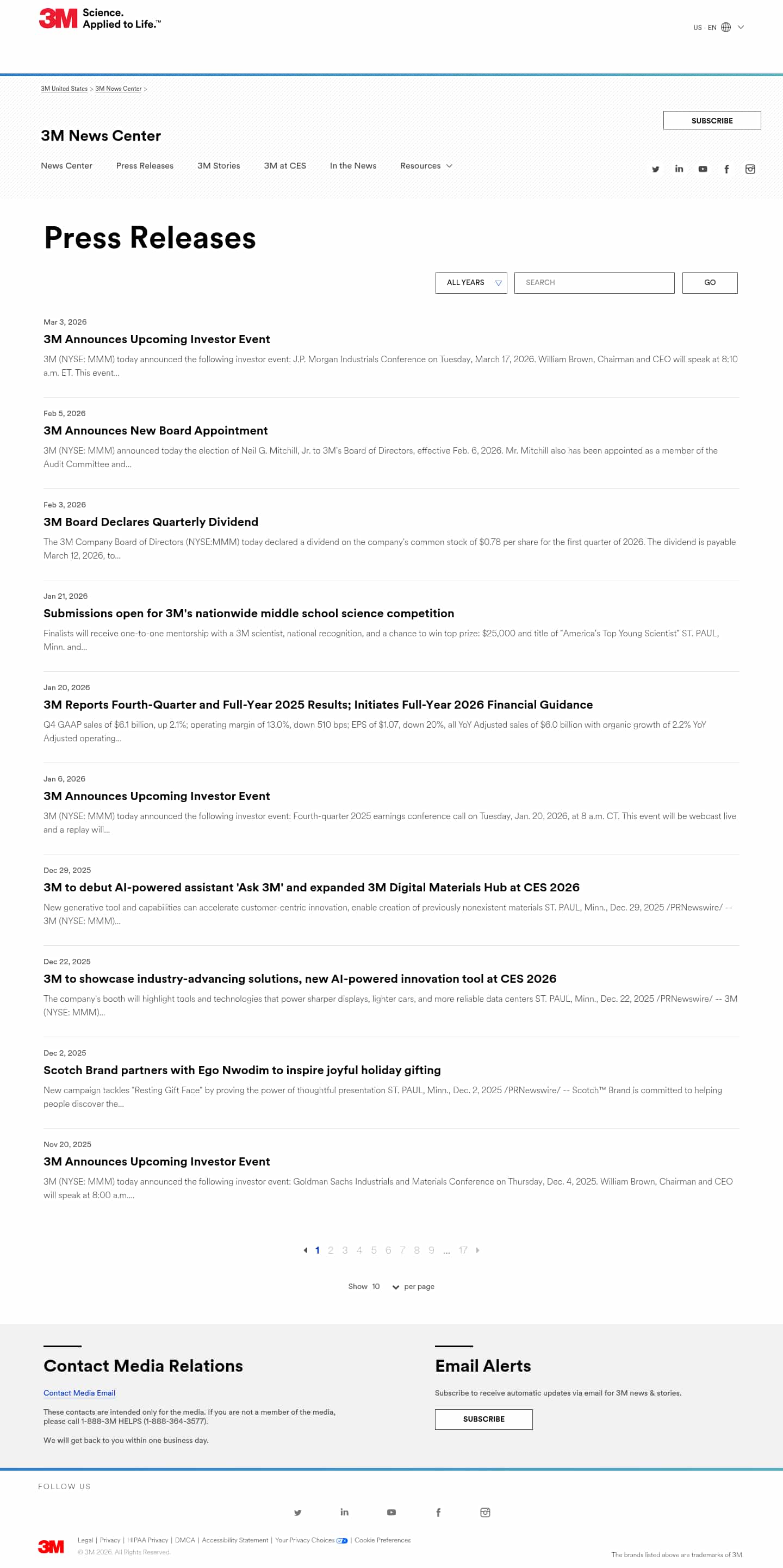 Latest website image capture