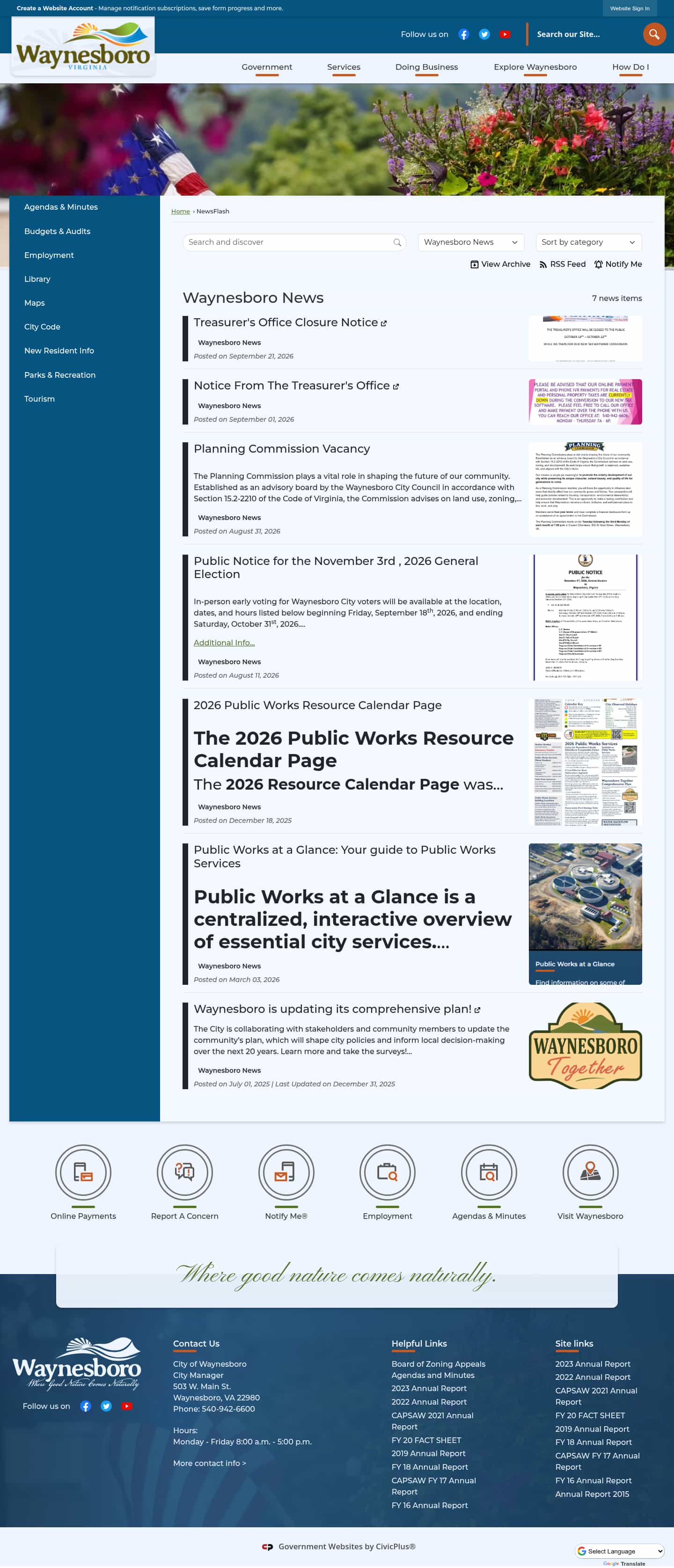 Latest website image capture