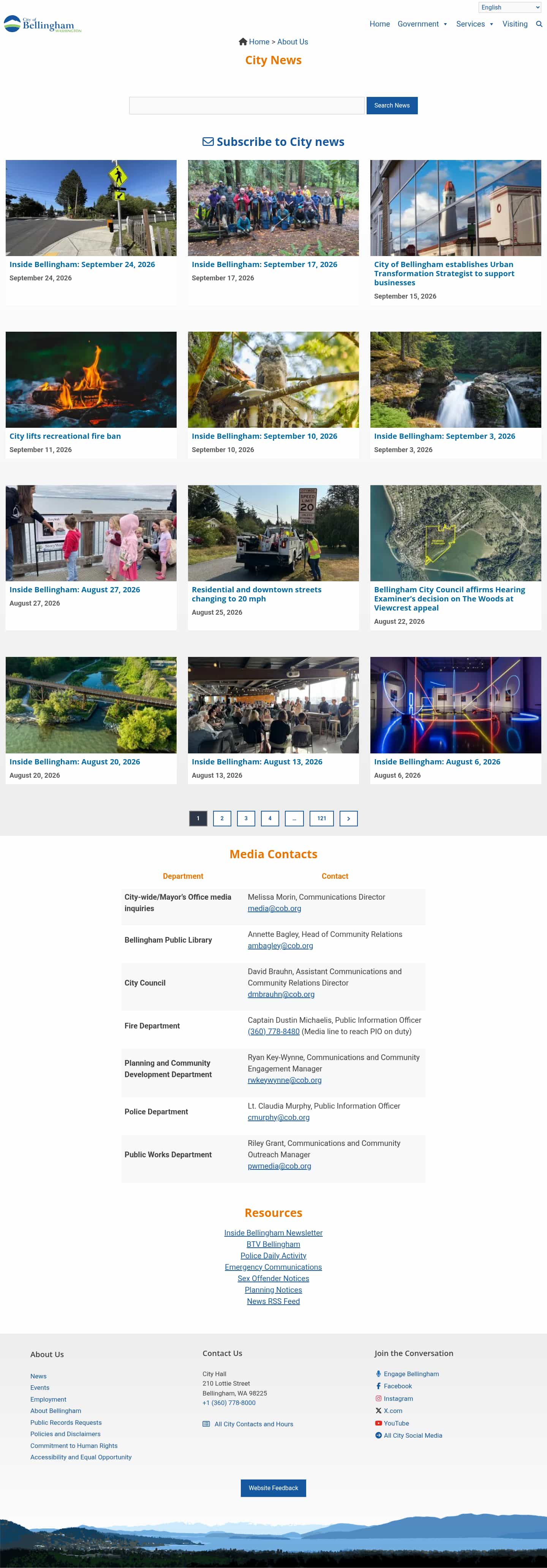 Latest website image capture