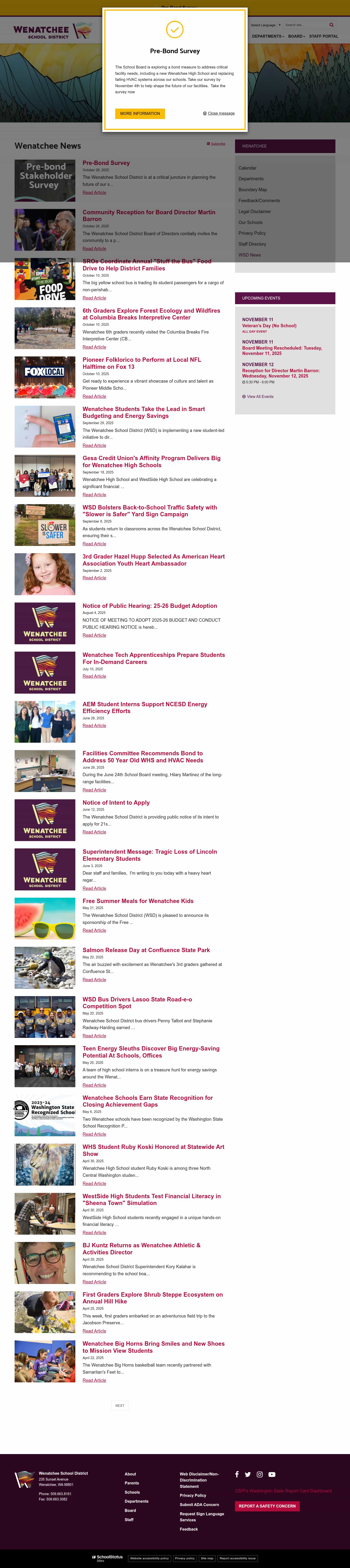 Latest website image capture