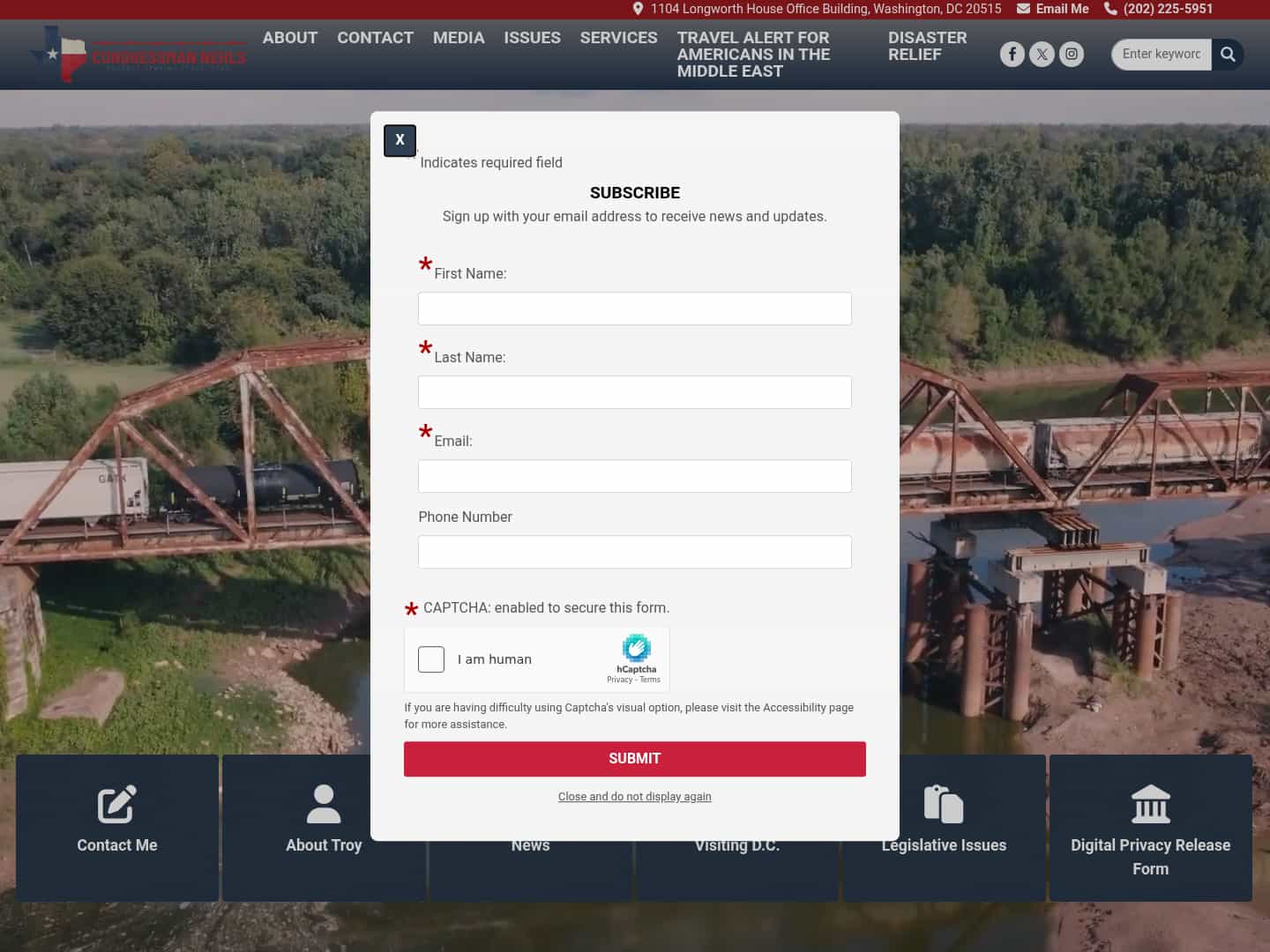 Latest website image capture