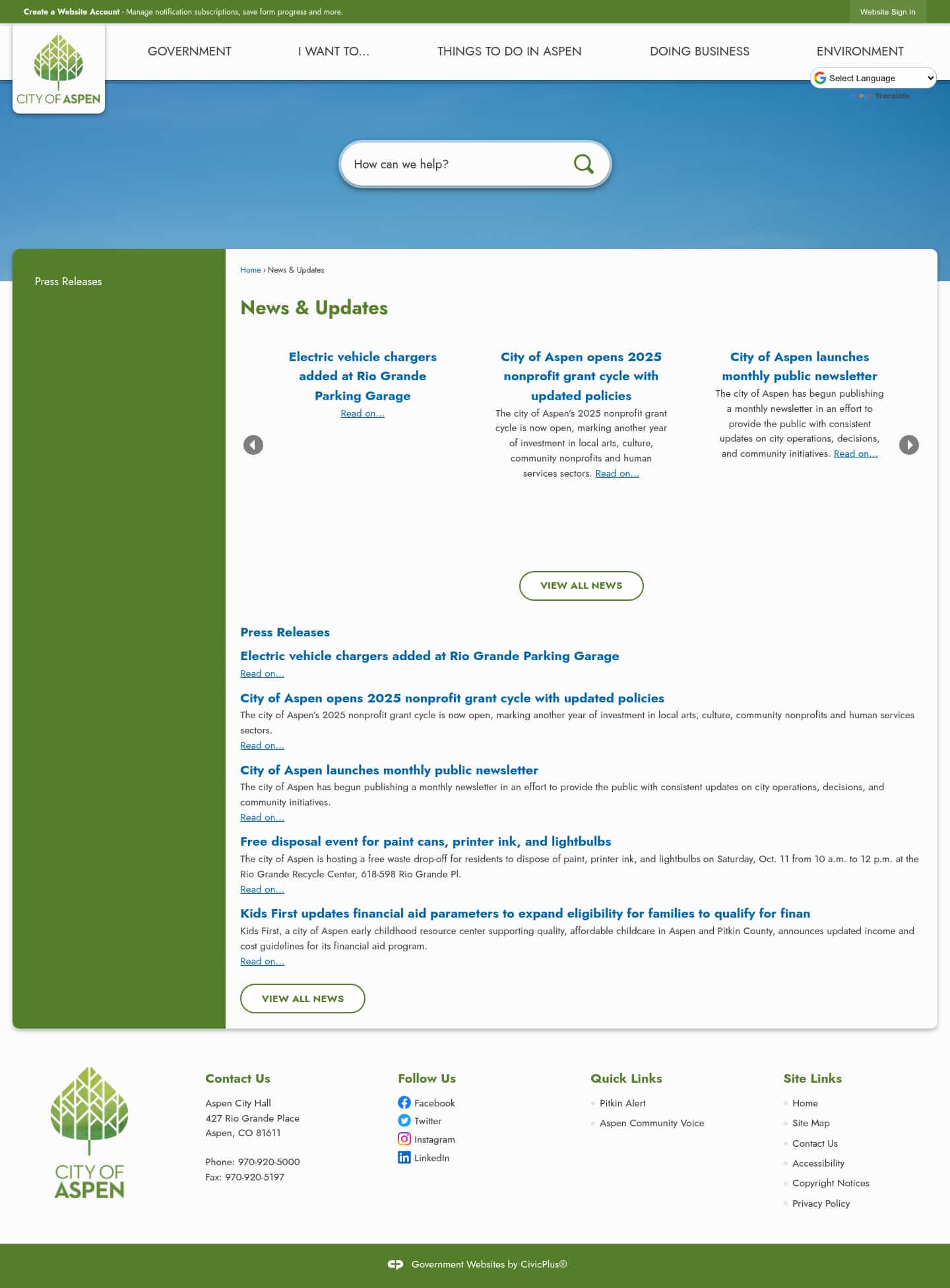 Latest website image capture