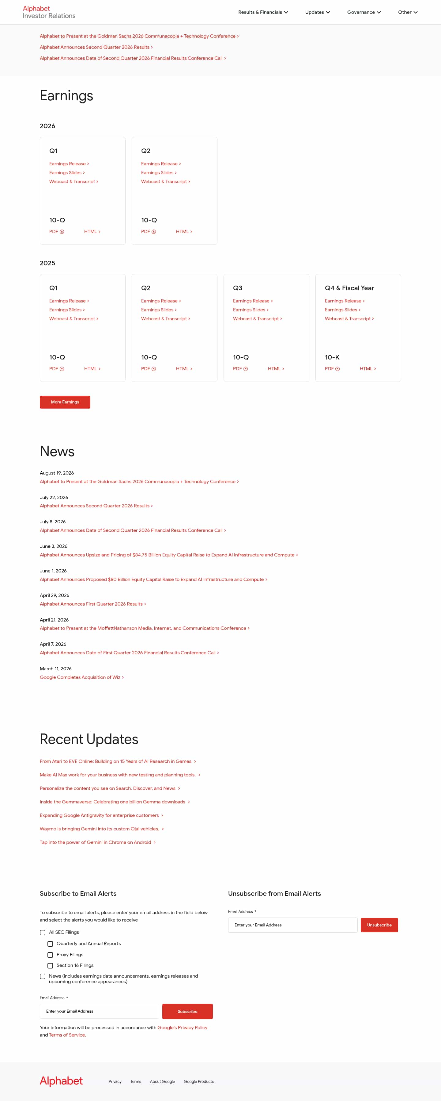 Latest website image capture