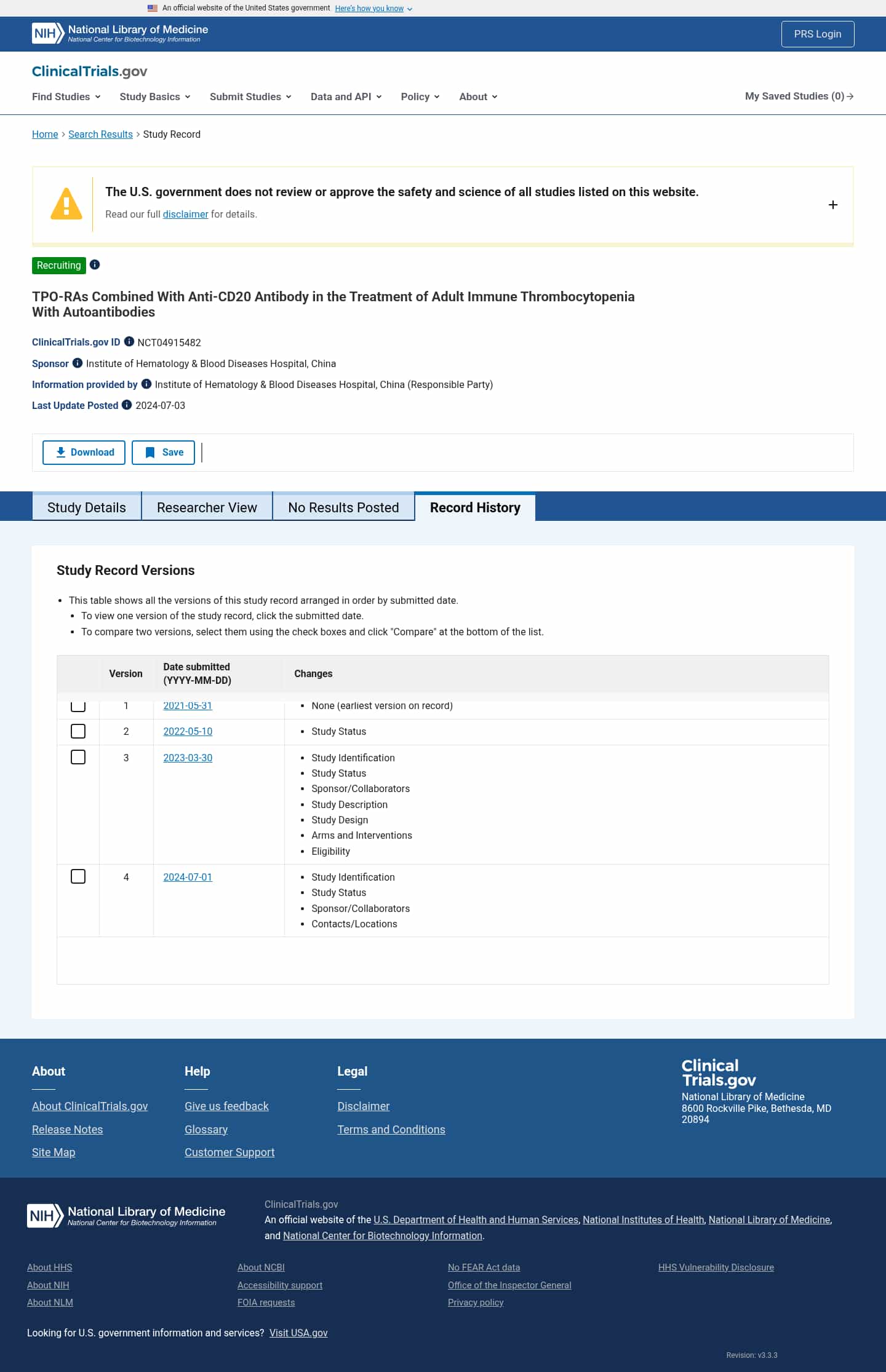 Latest website image capture