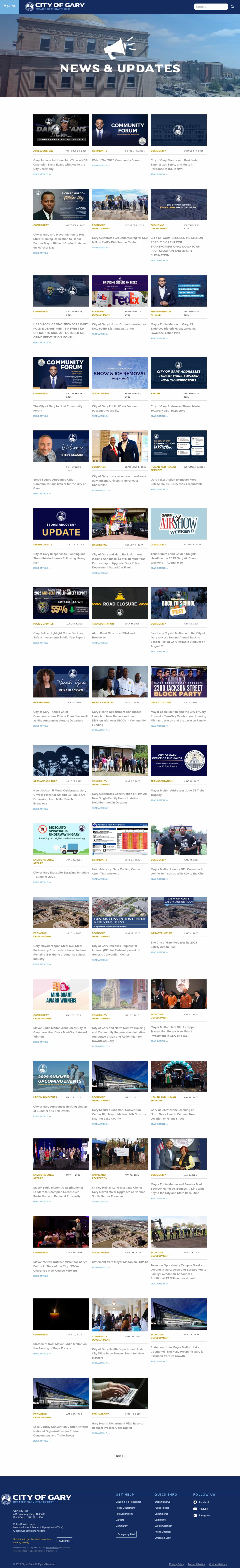 Latest website image capture