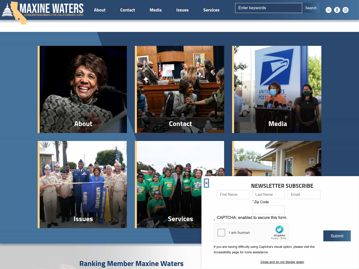 Latest website image capture