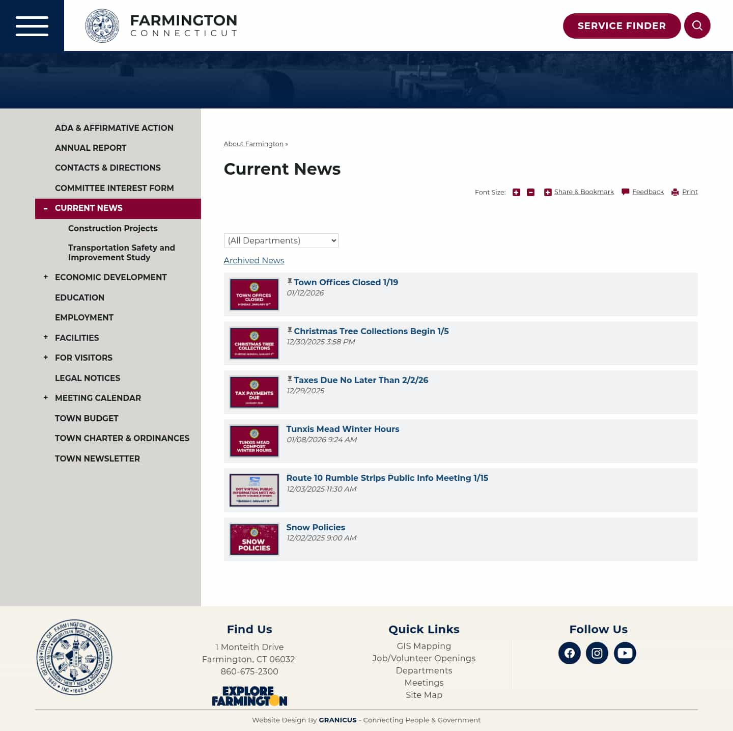 Latest website image capture