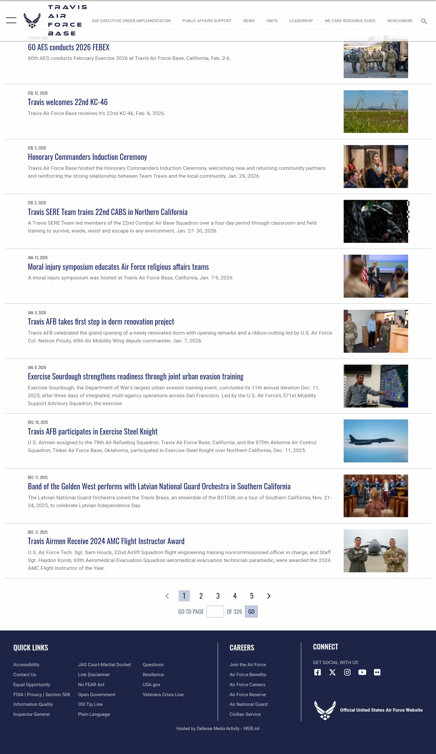 Latest website image capture