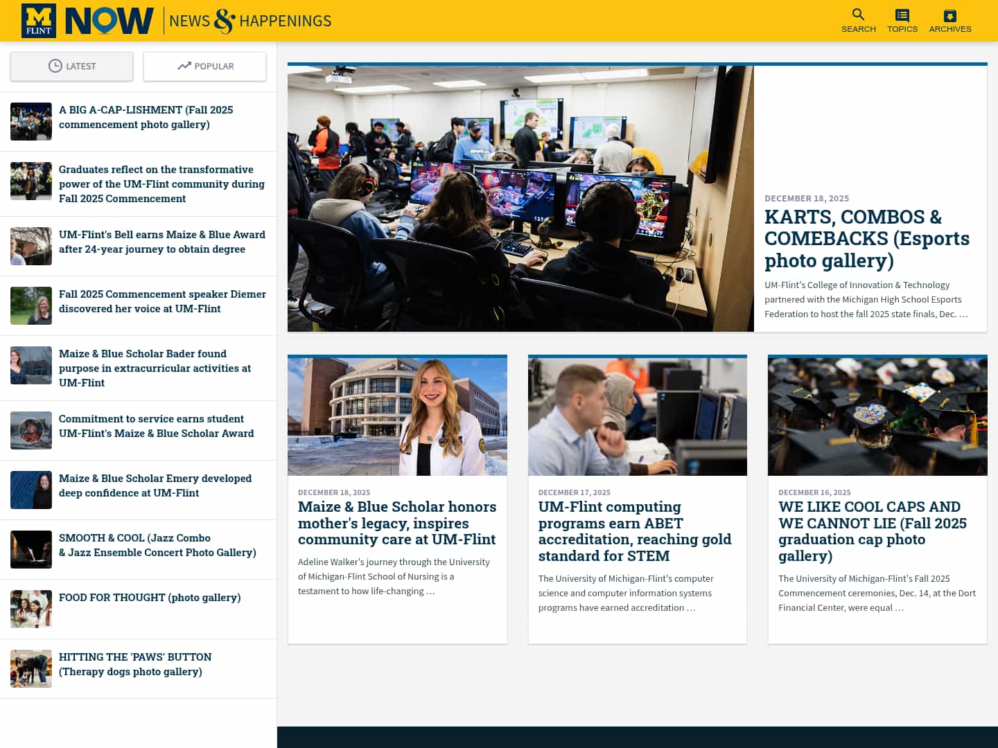 Latest website image capture