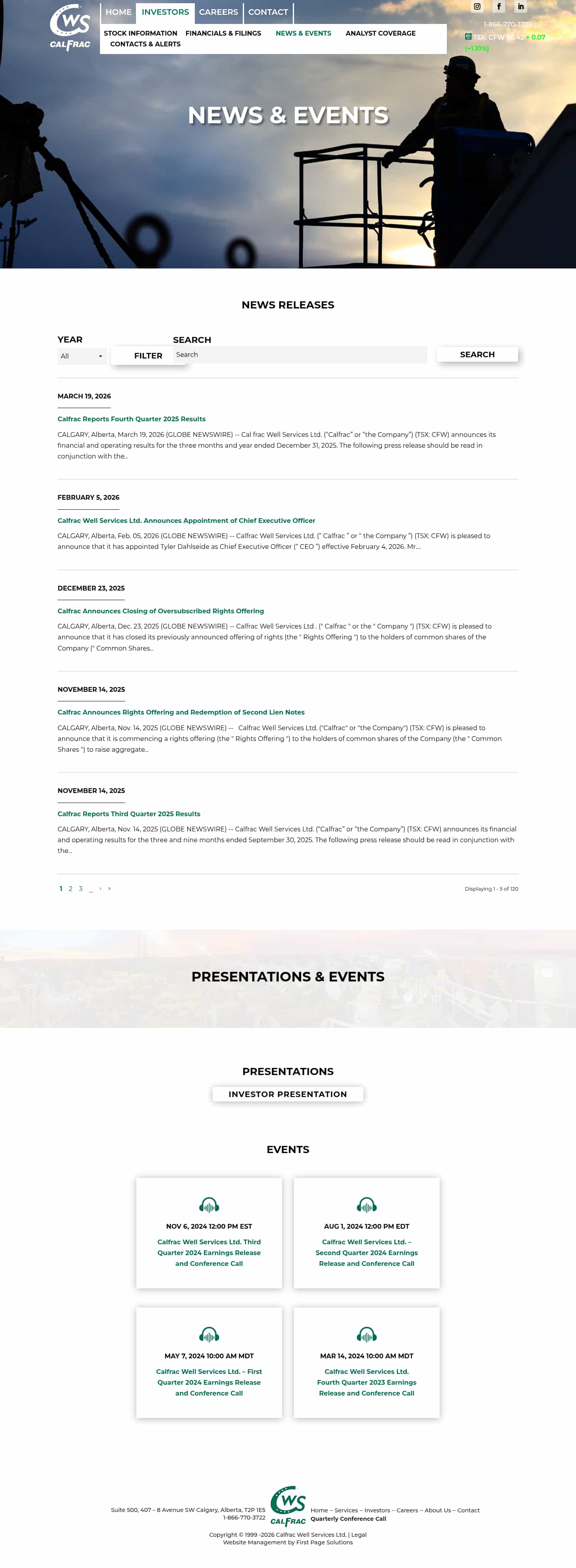 Latest website image capture