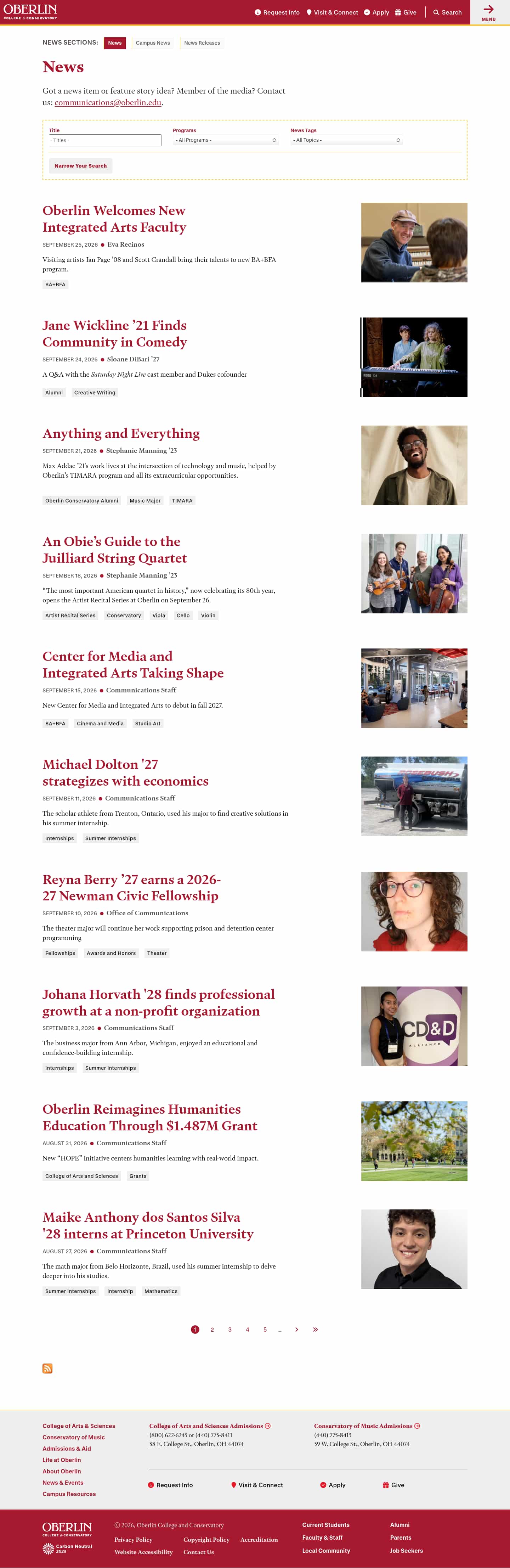 Latest website image capture