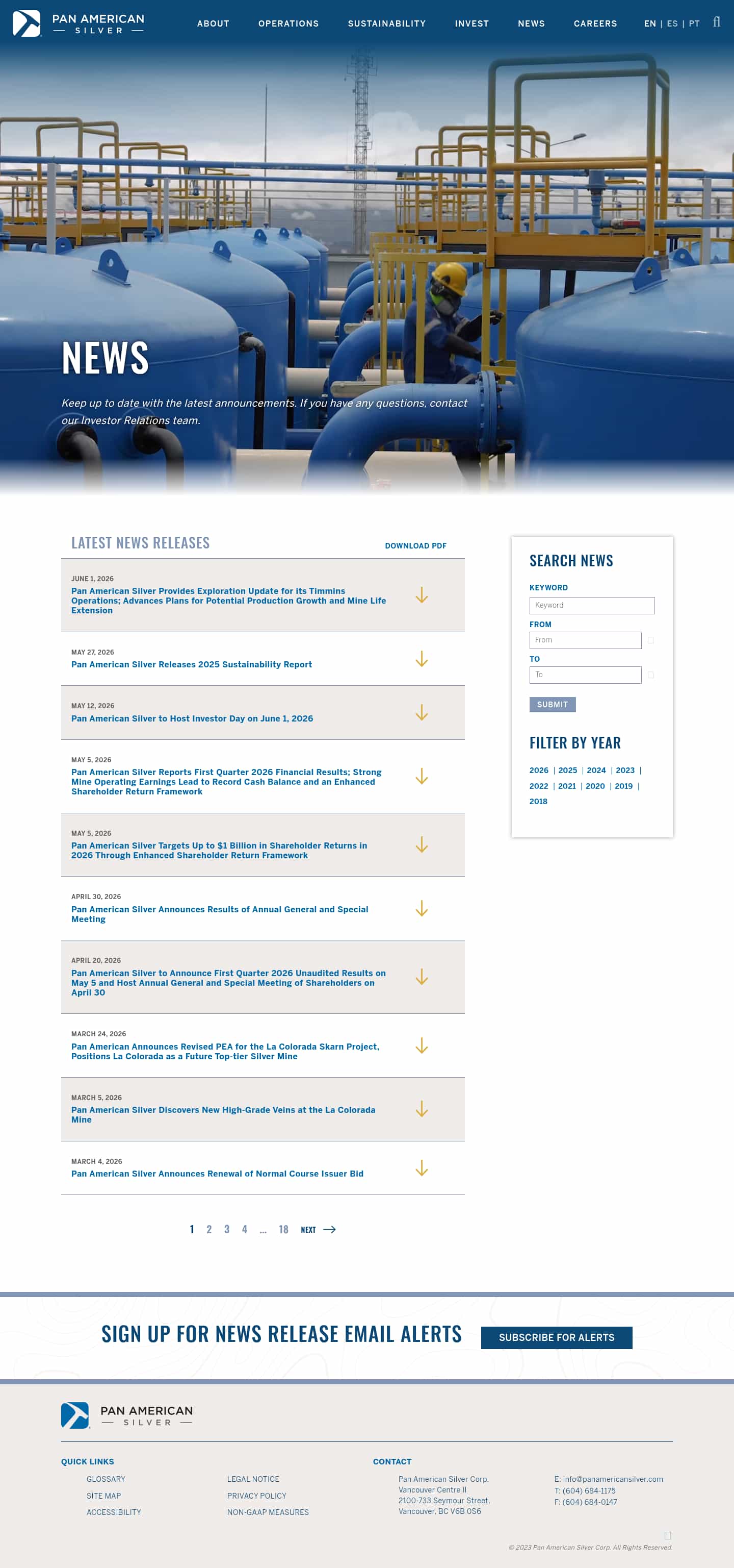 Latest website image capture