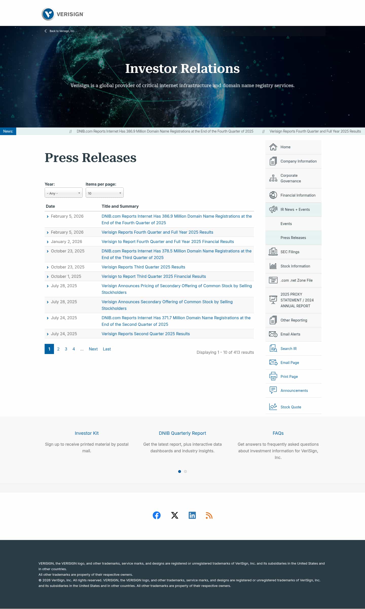 Latest website image capture