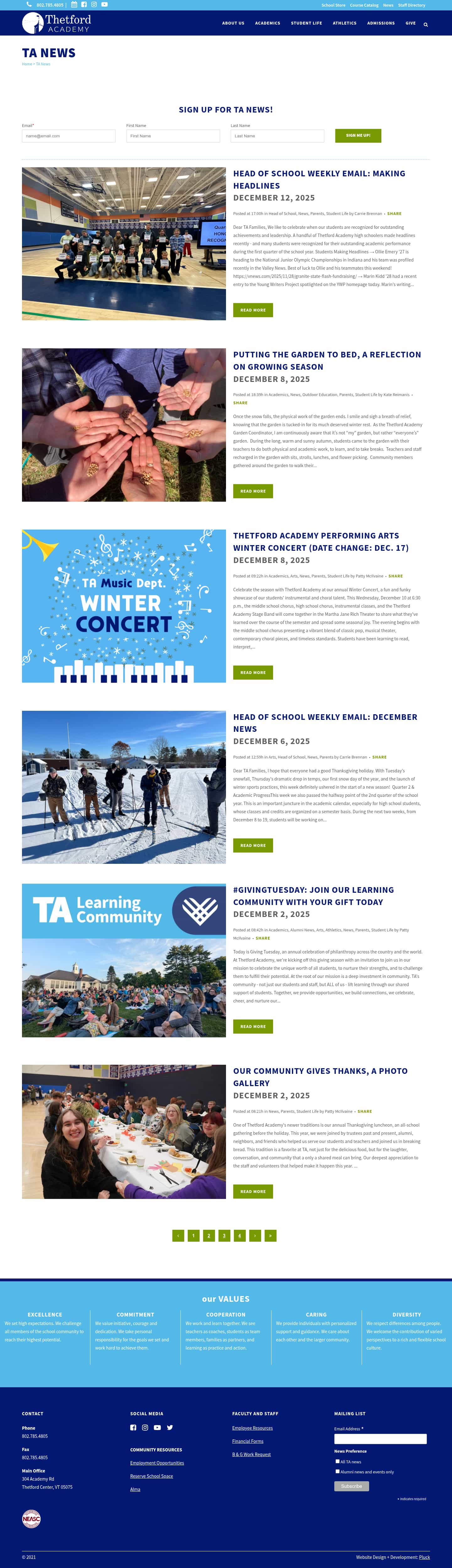 Latest website image capture