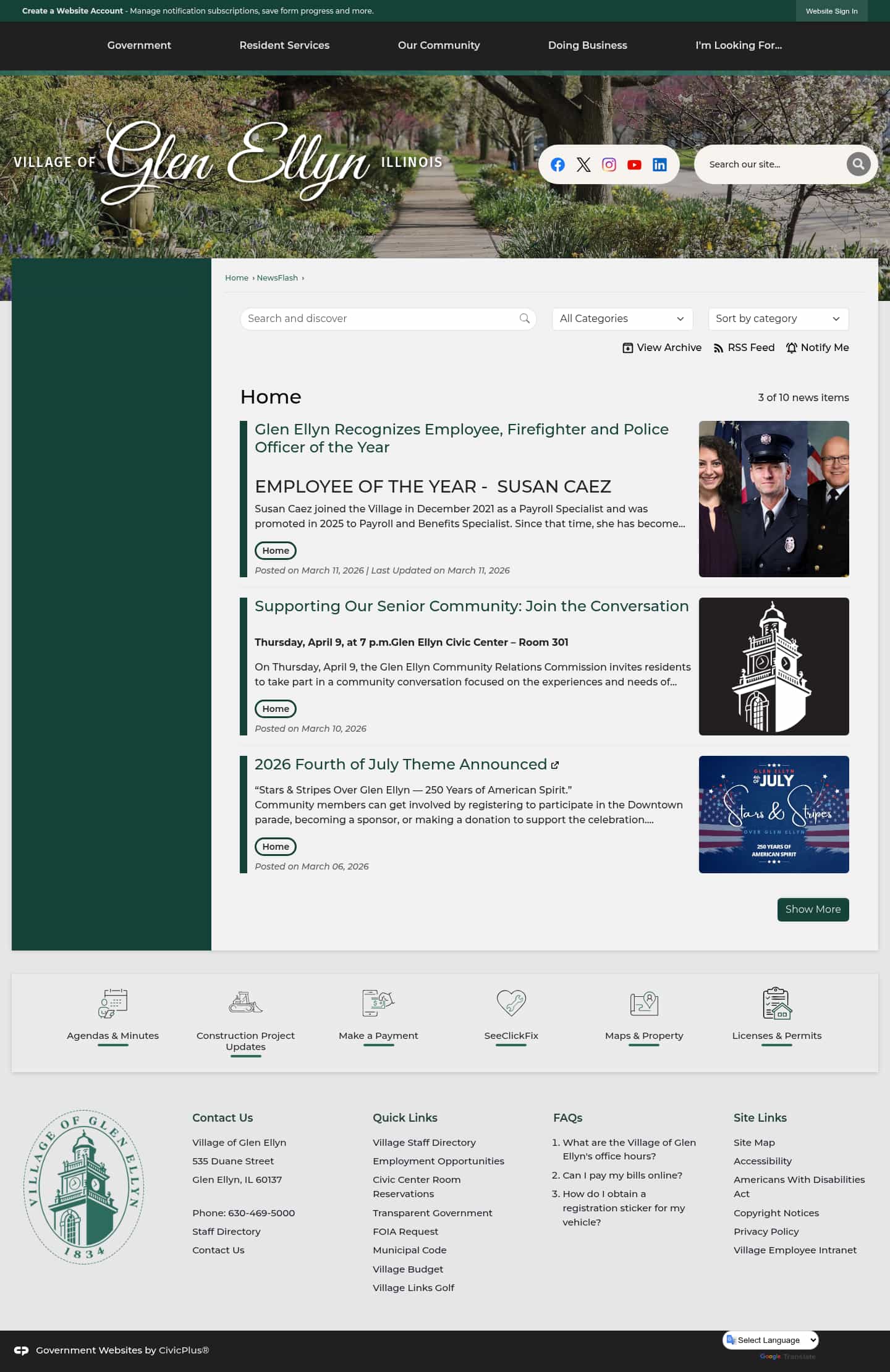 Latest website image capture