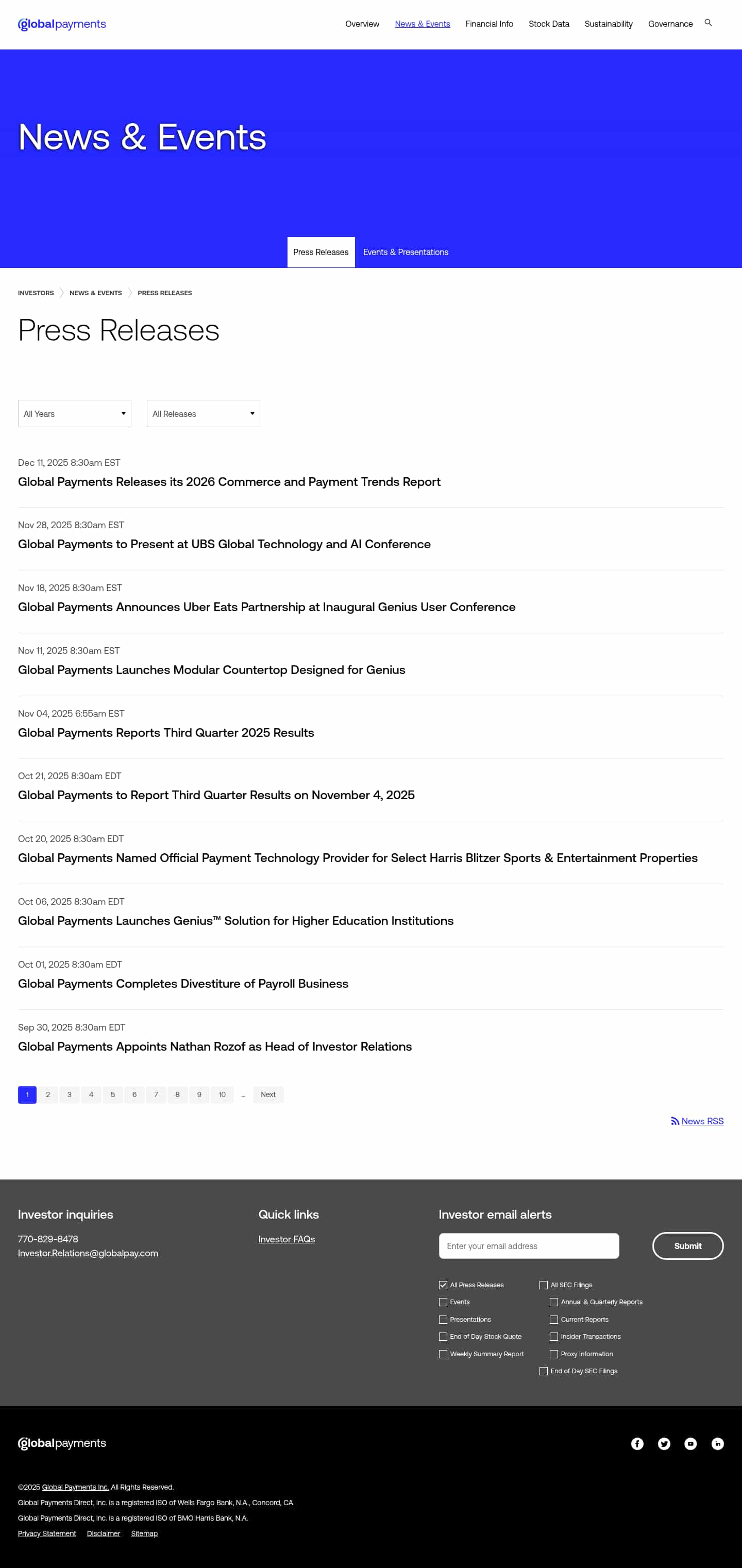 Latest website image capture