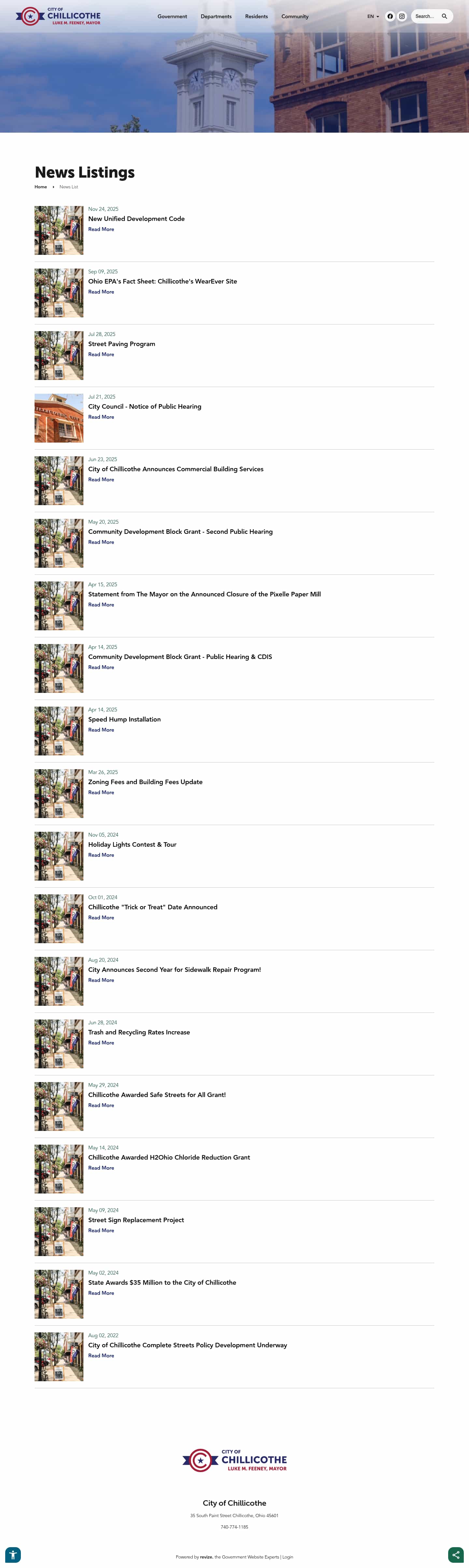 Latest website image capture