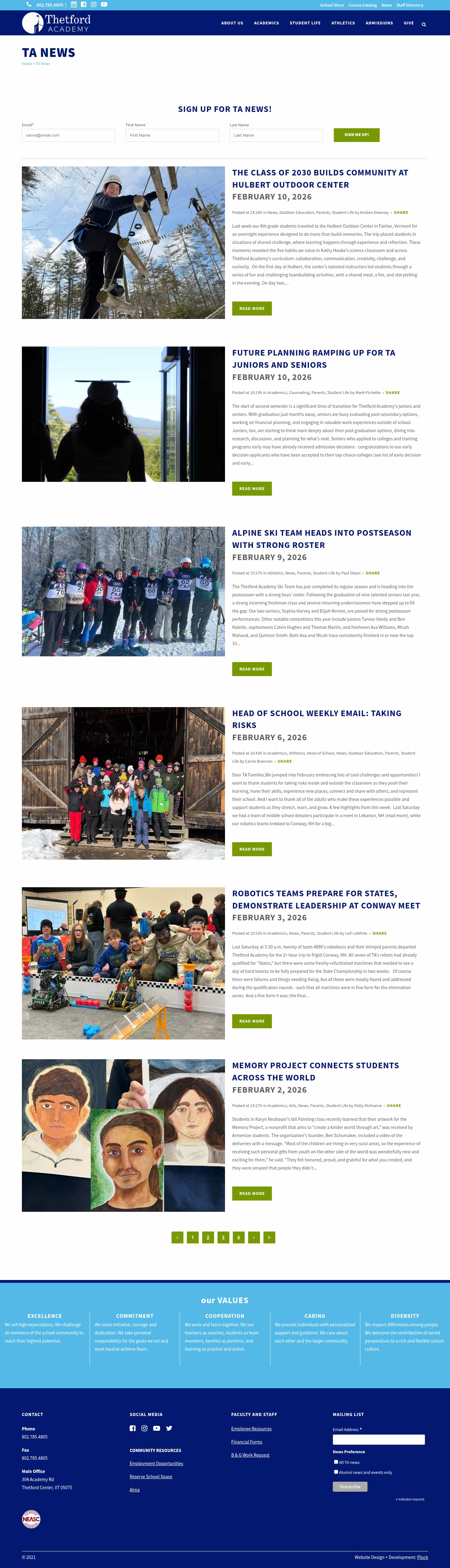 Latest website image capture