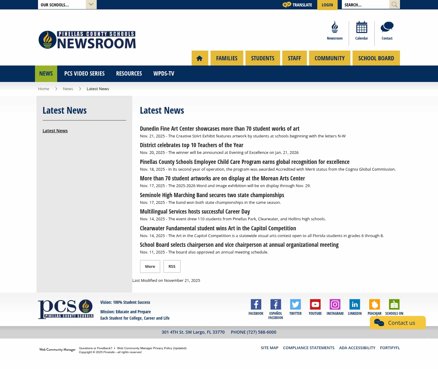 Latest website image capture