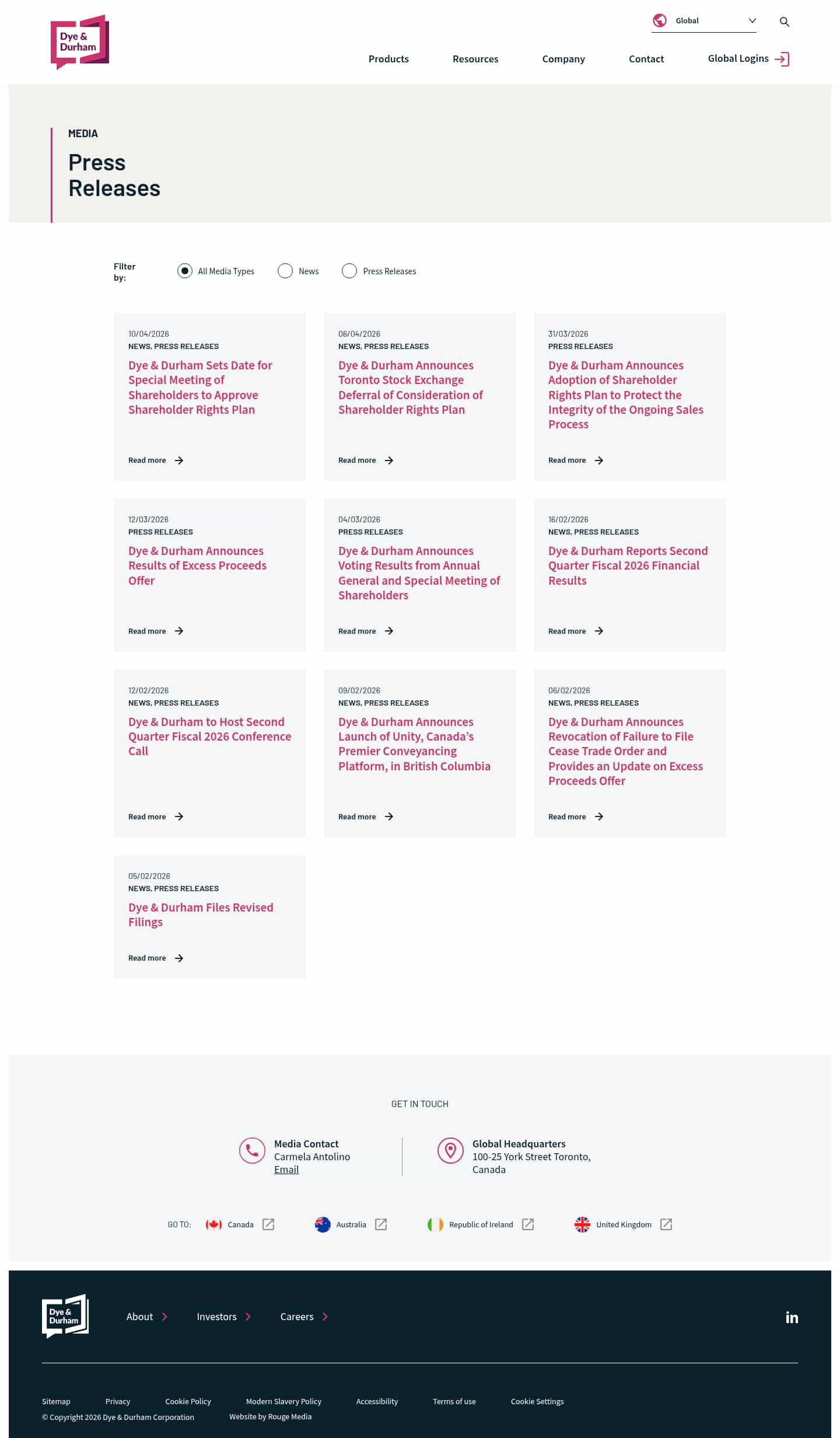 Latest website image capture