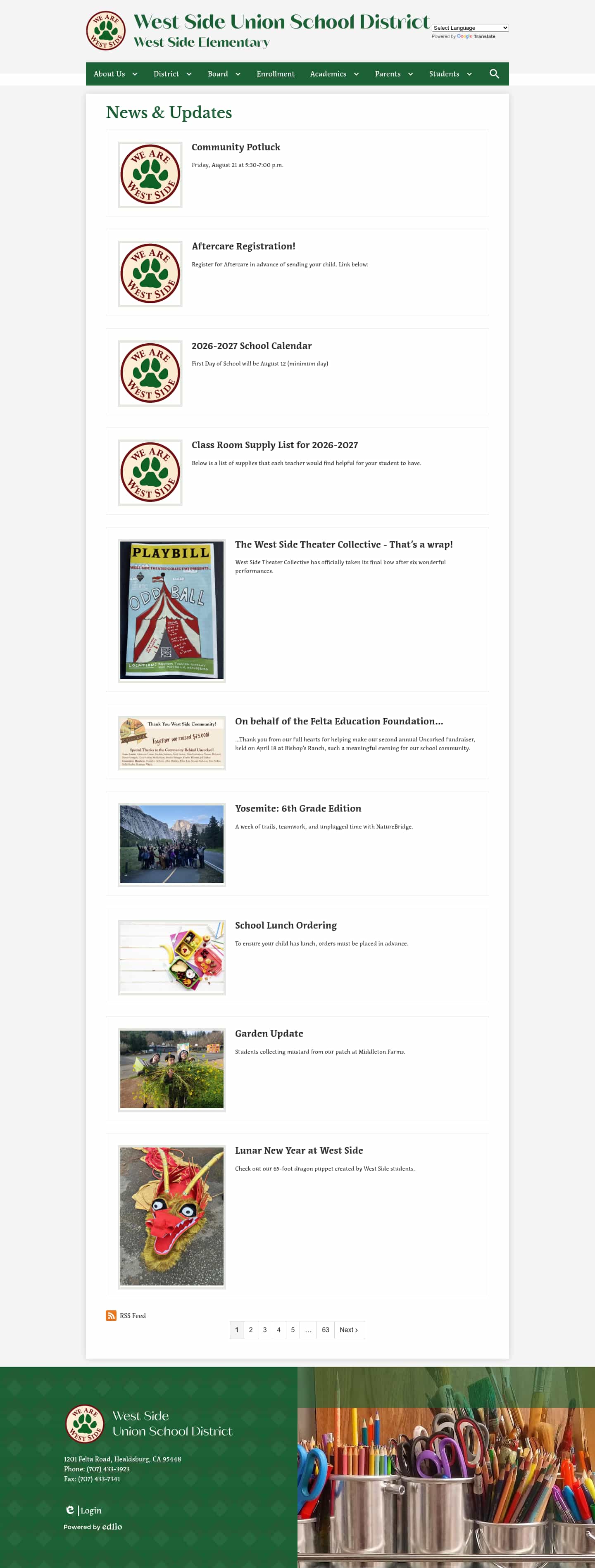 Latest website image capture