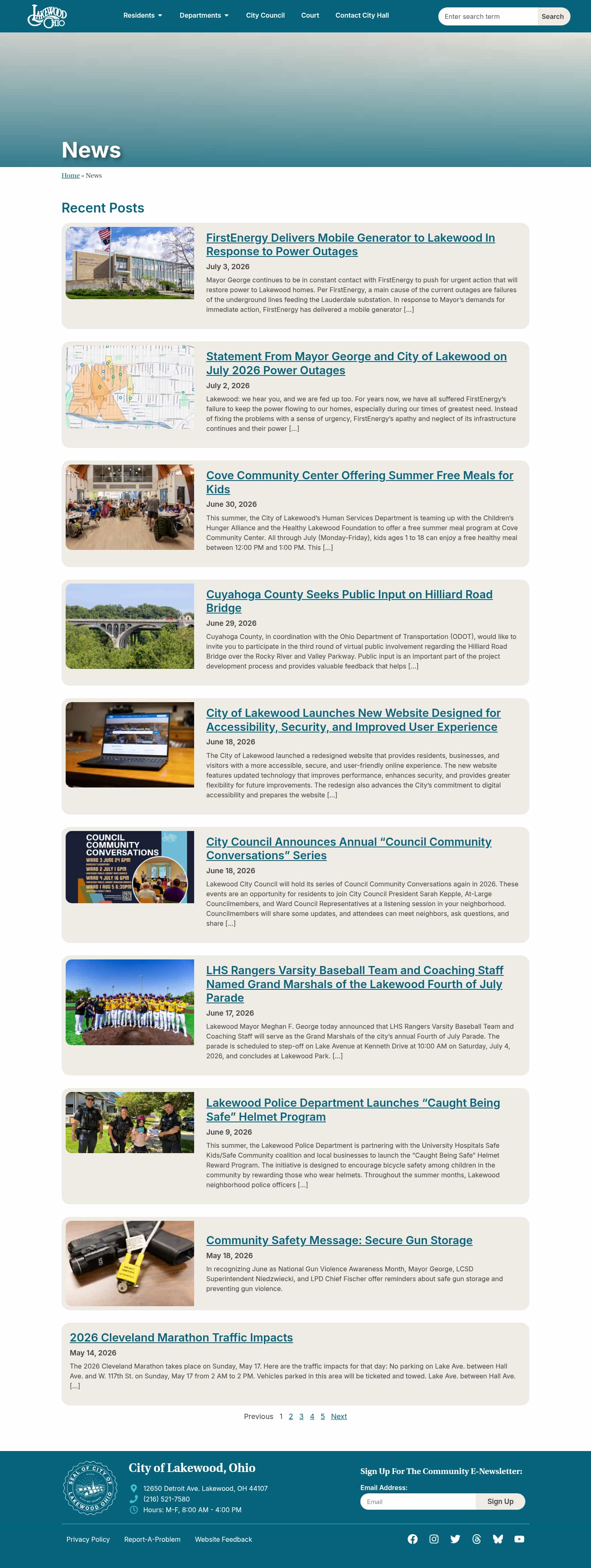 Latest website image capture