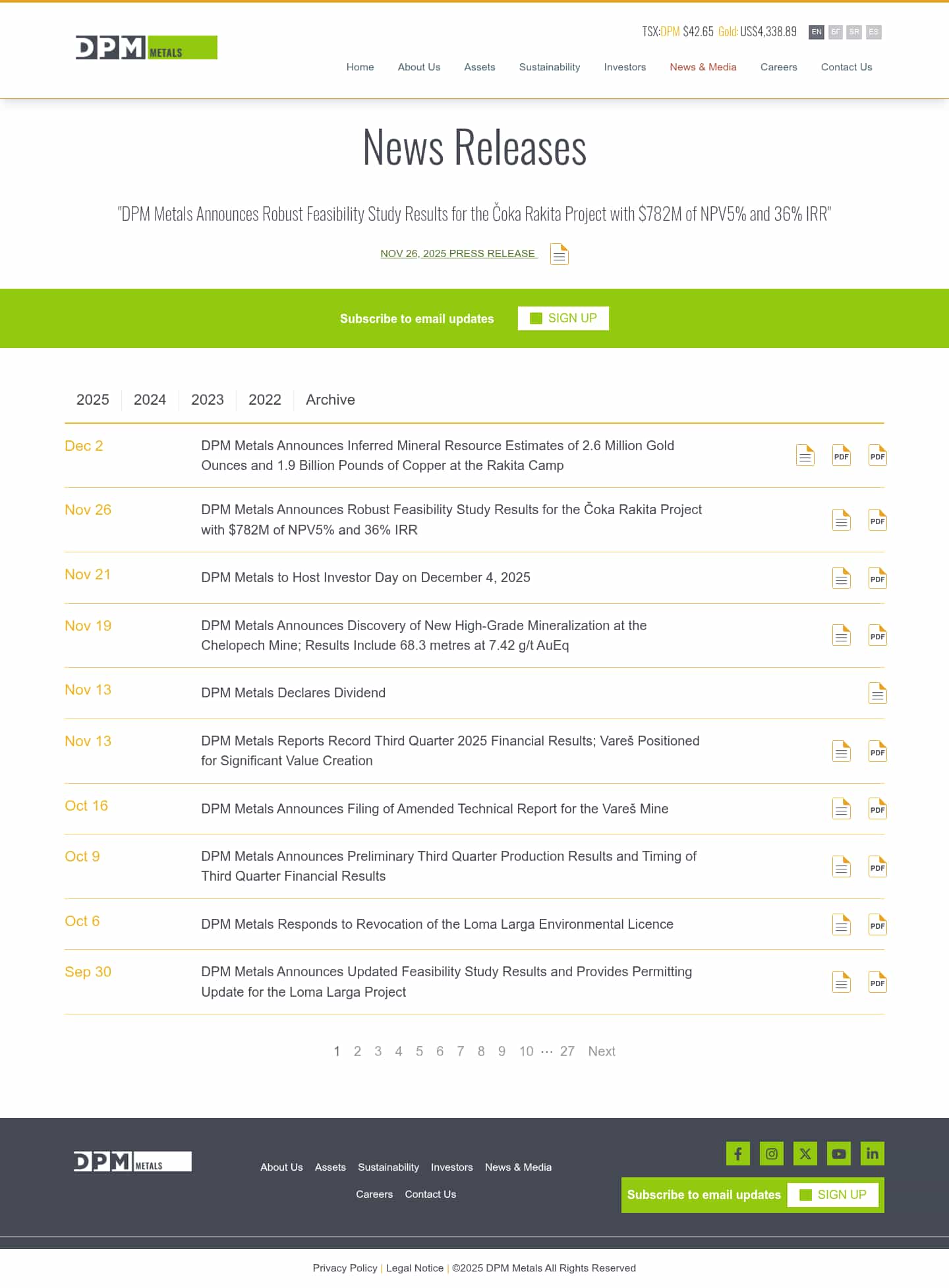 Latest website image capture