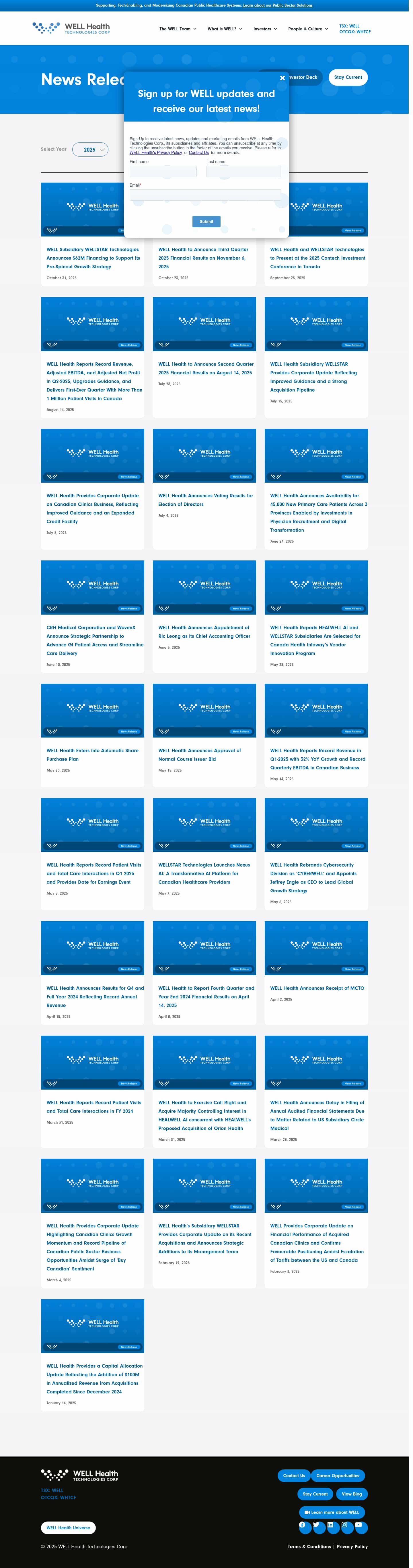 Latest website image capture