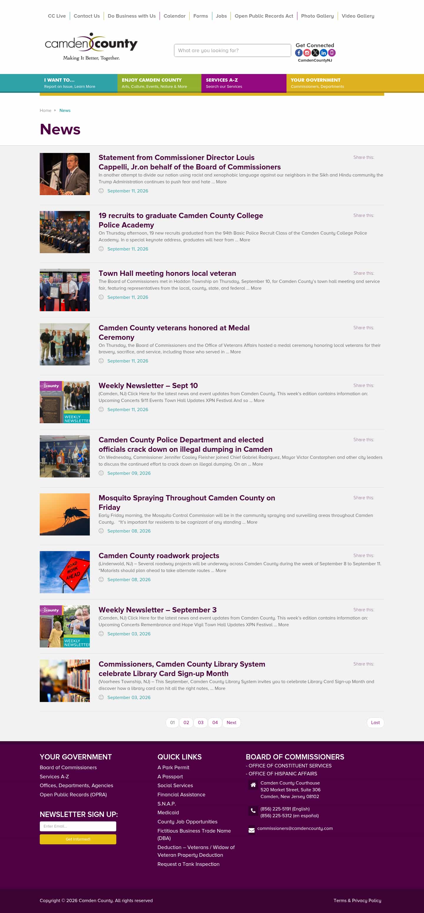 Latest website image capture