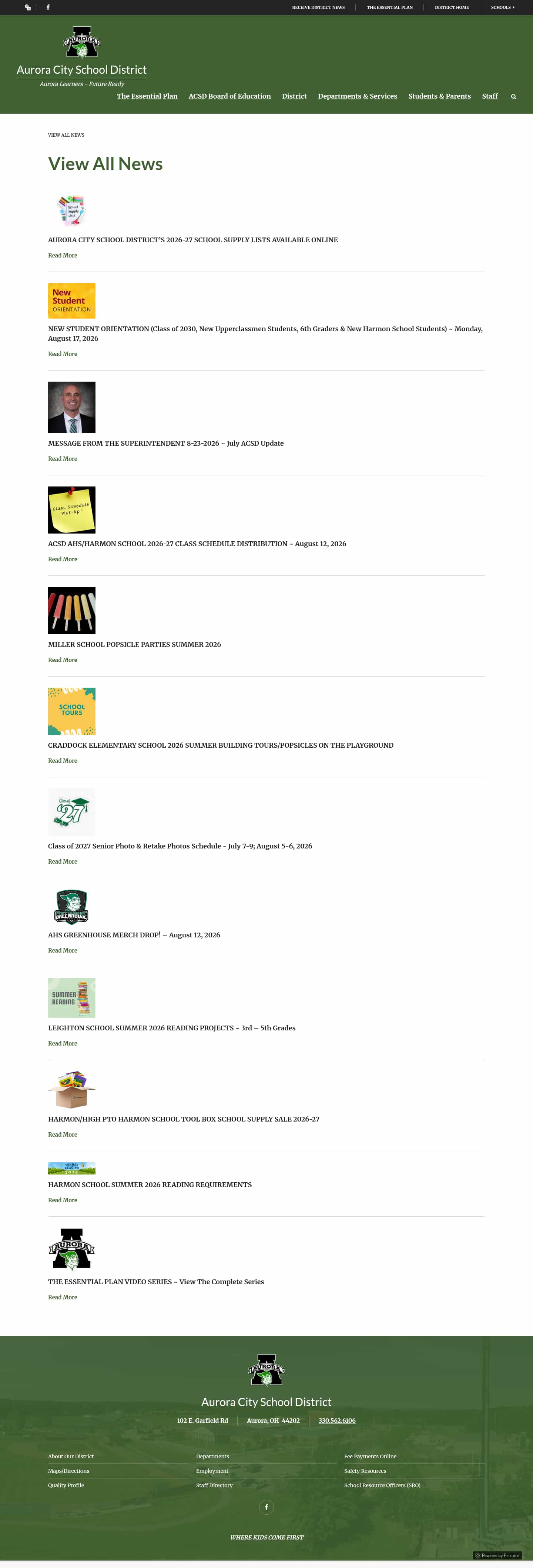 Latest website image capture