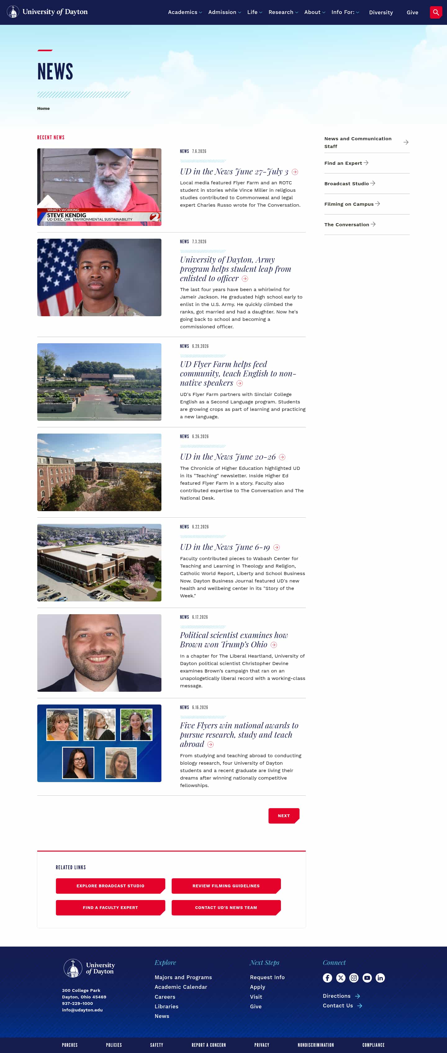 Latest website image capture