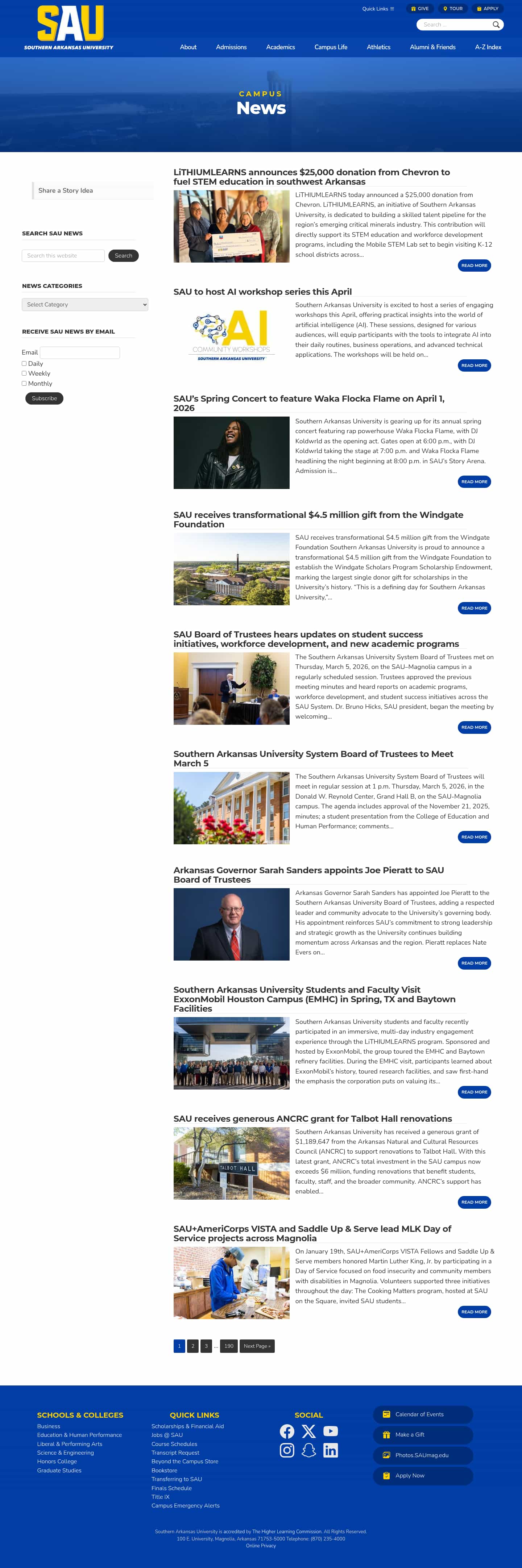 Latest website image capture