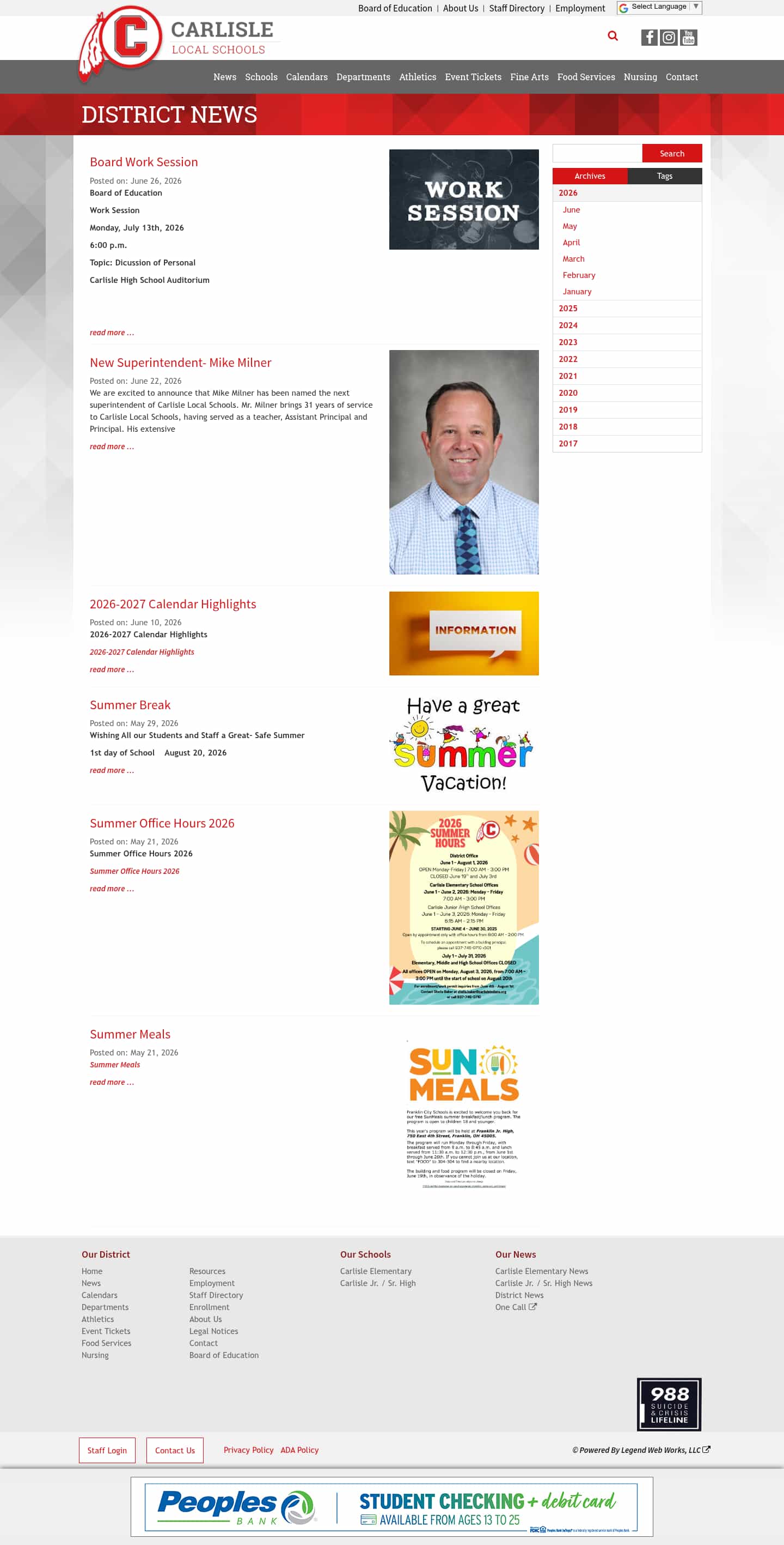 Latest website image capture