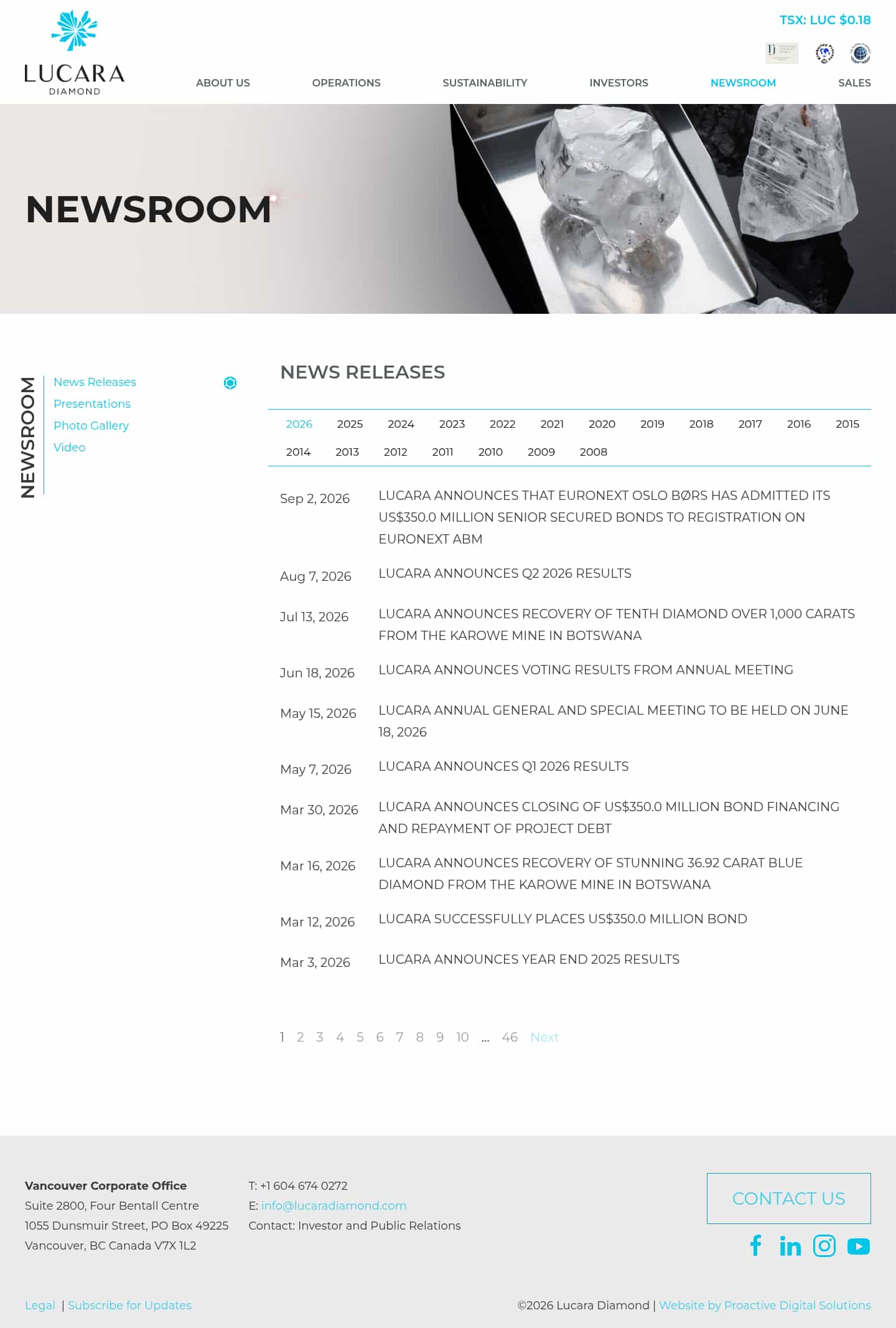 Latest website image capture
