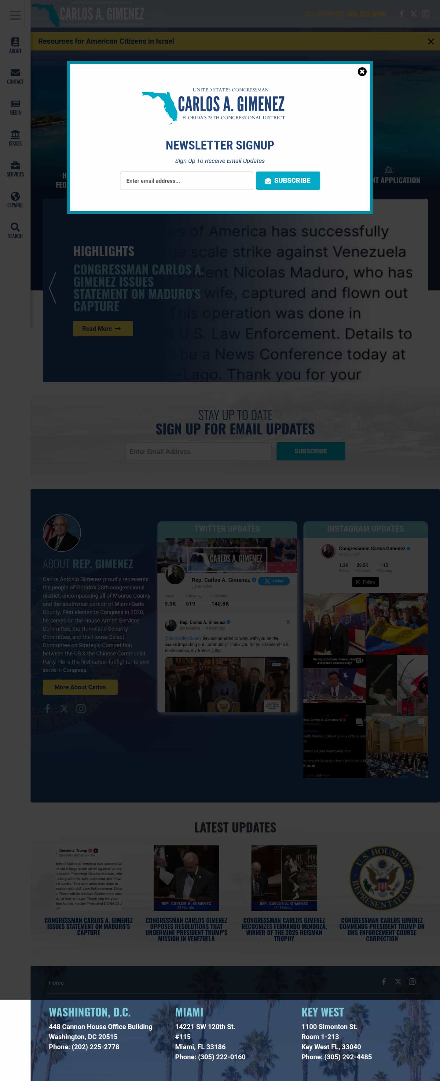 Latest website image capture