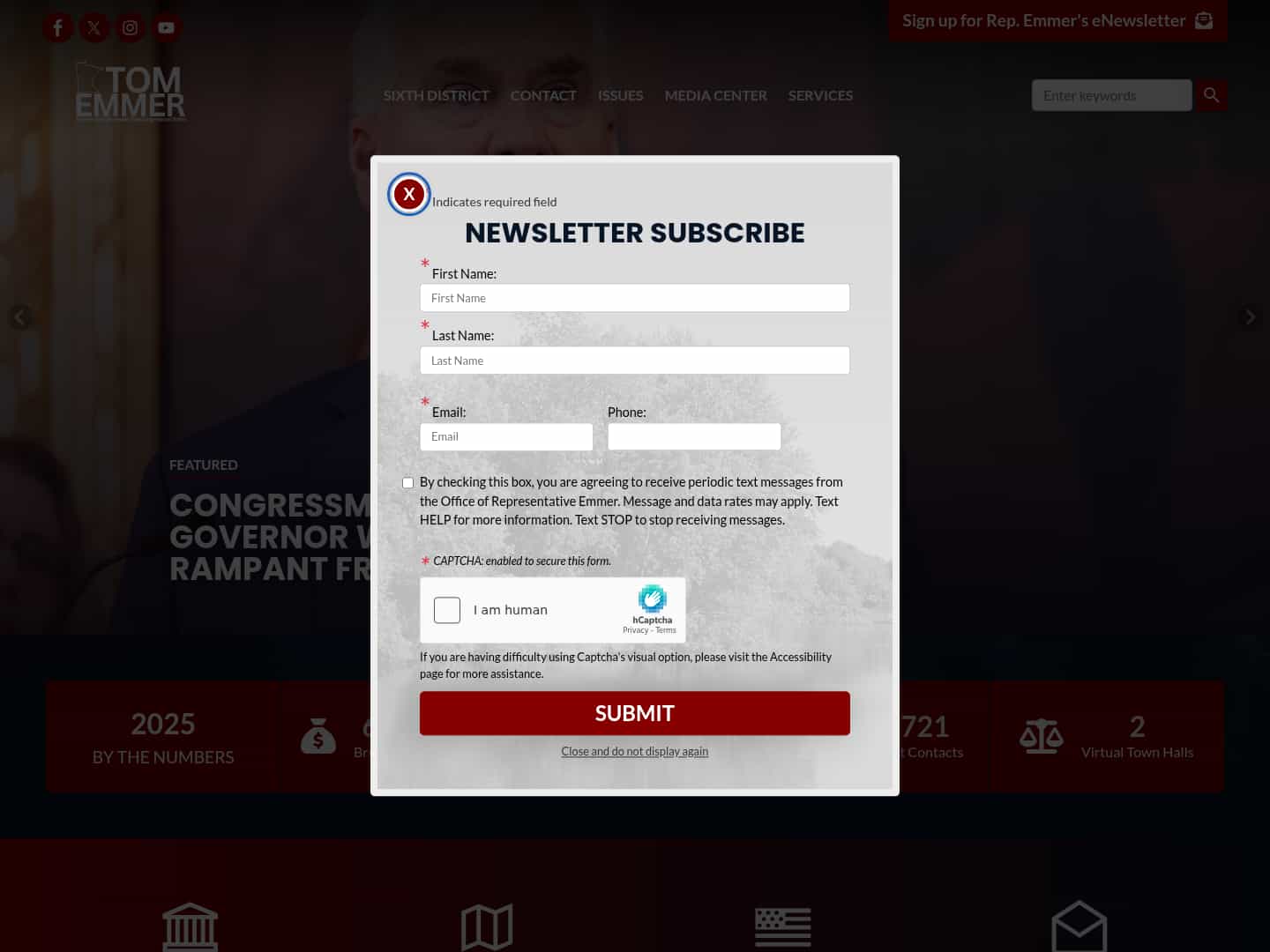 Latest website image capture