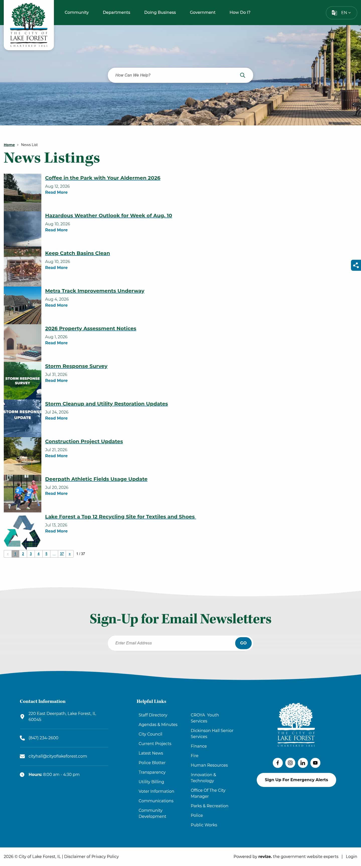 Latest website image capture