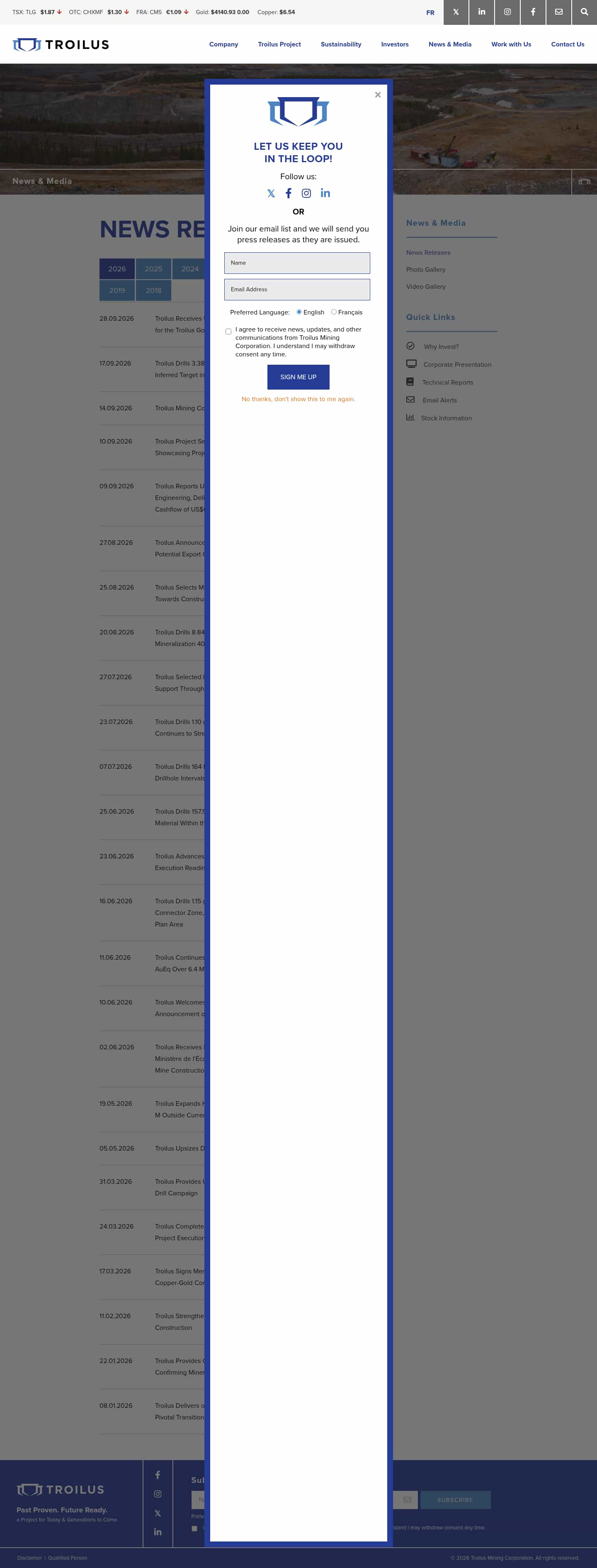 Latest website image capture