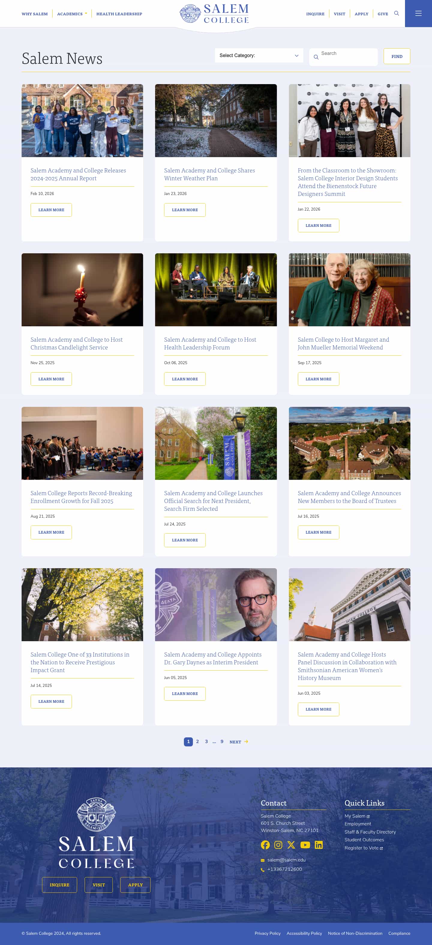 Latest website image capture