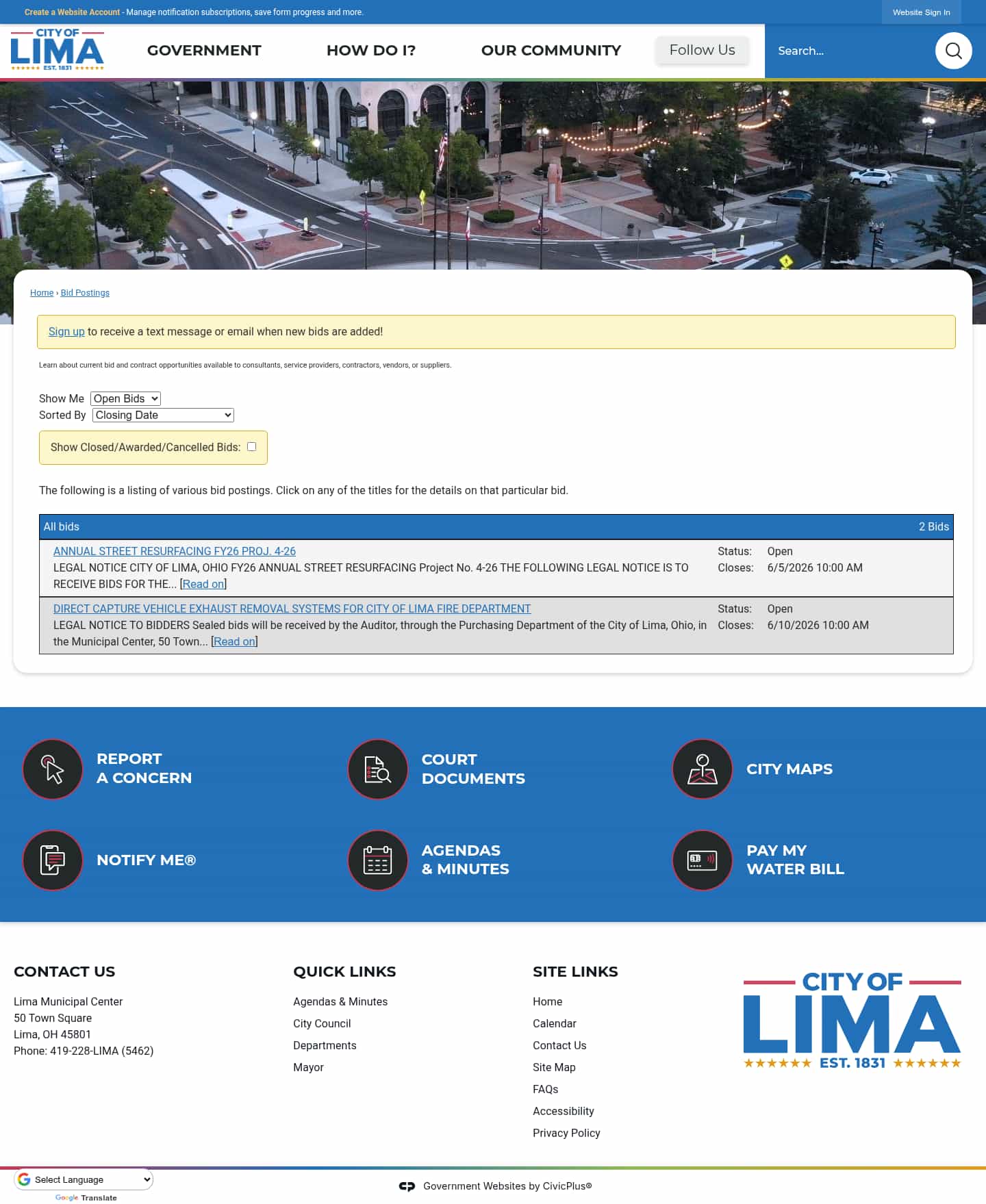 Latest website image capture