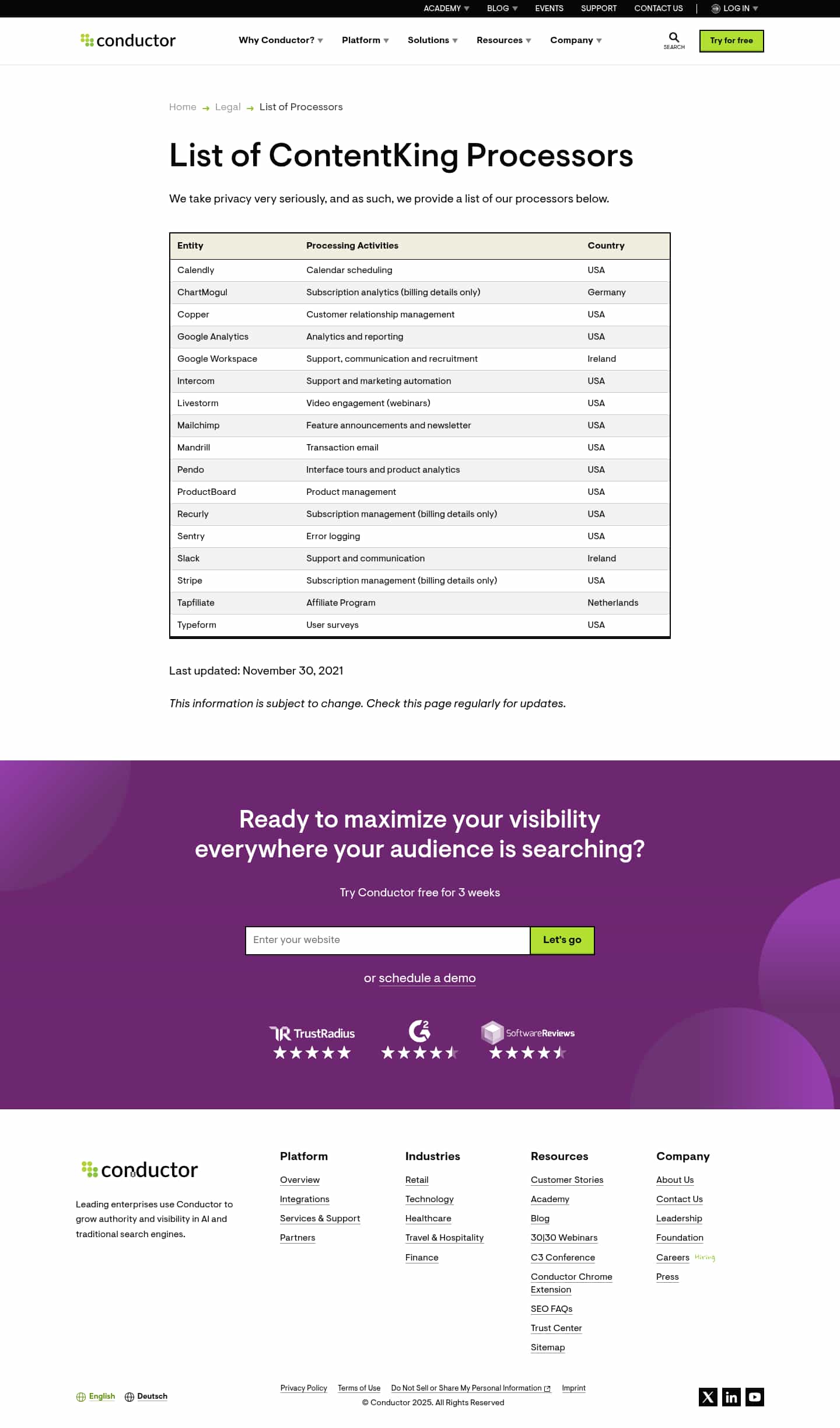 Latest website image capture