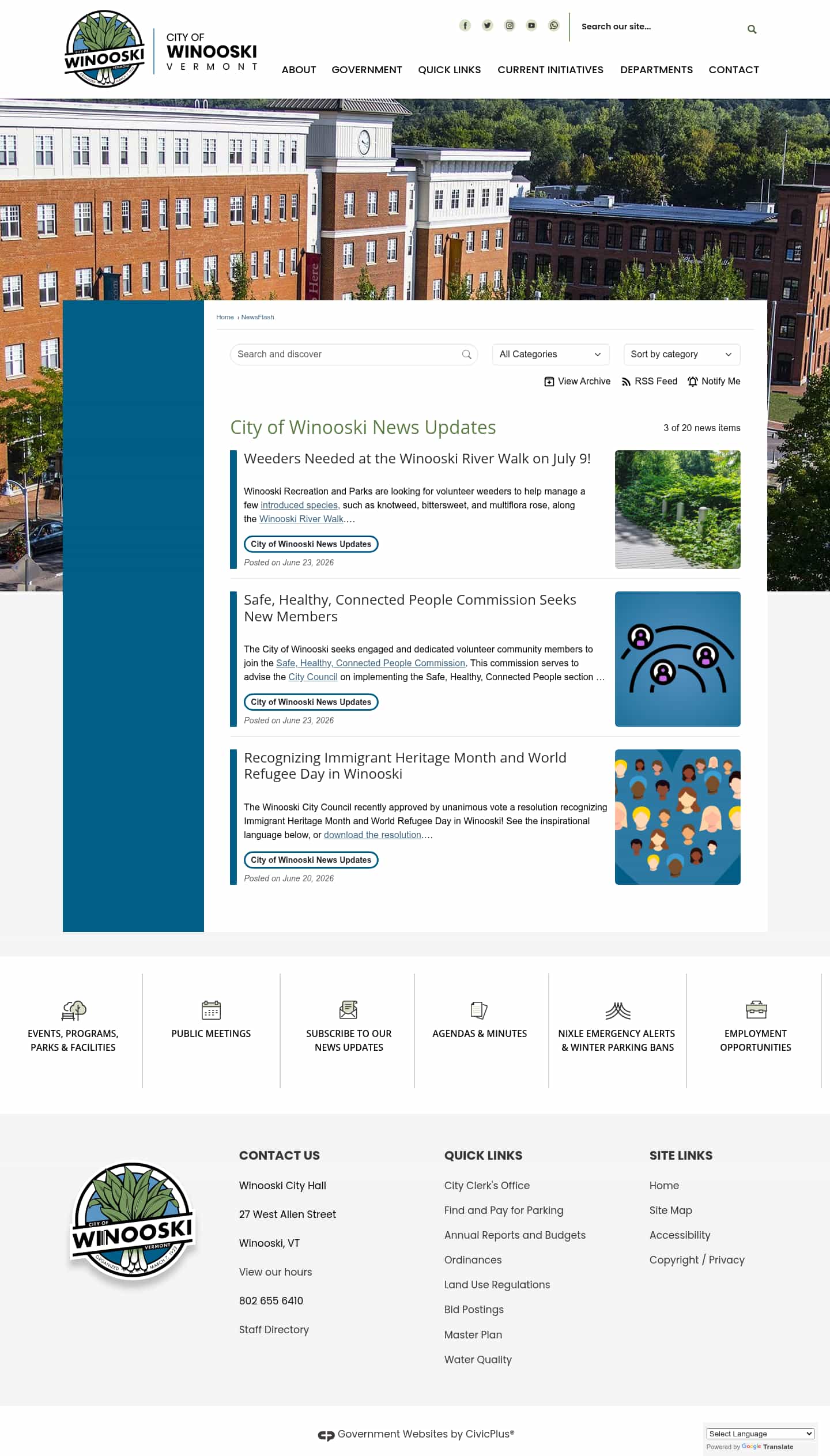 Latest website image capture