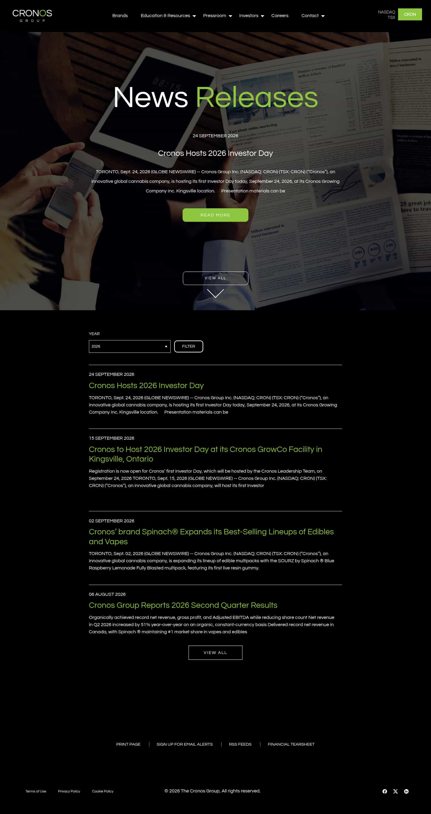 Latest website image capture