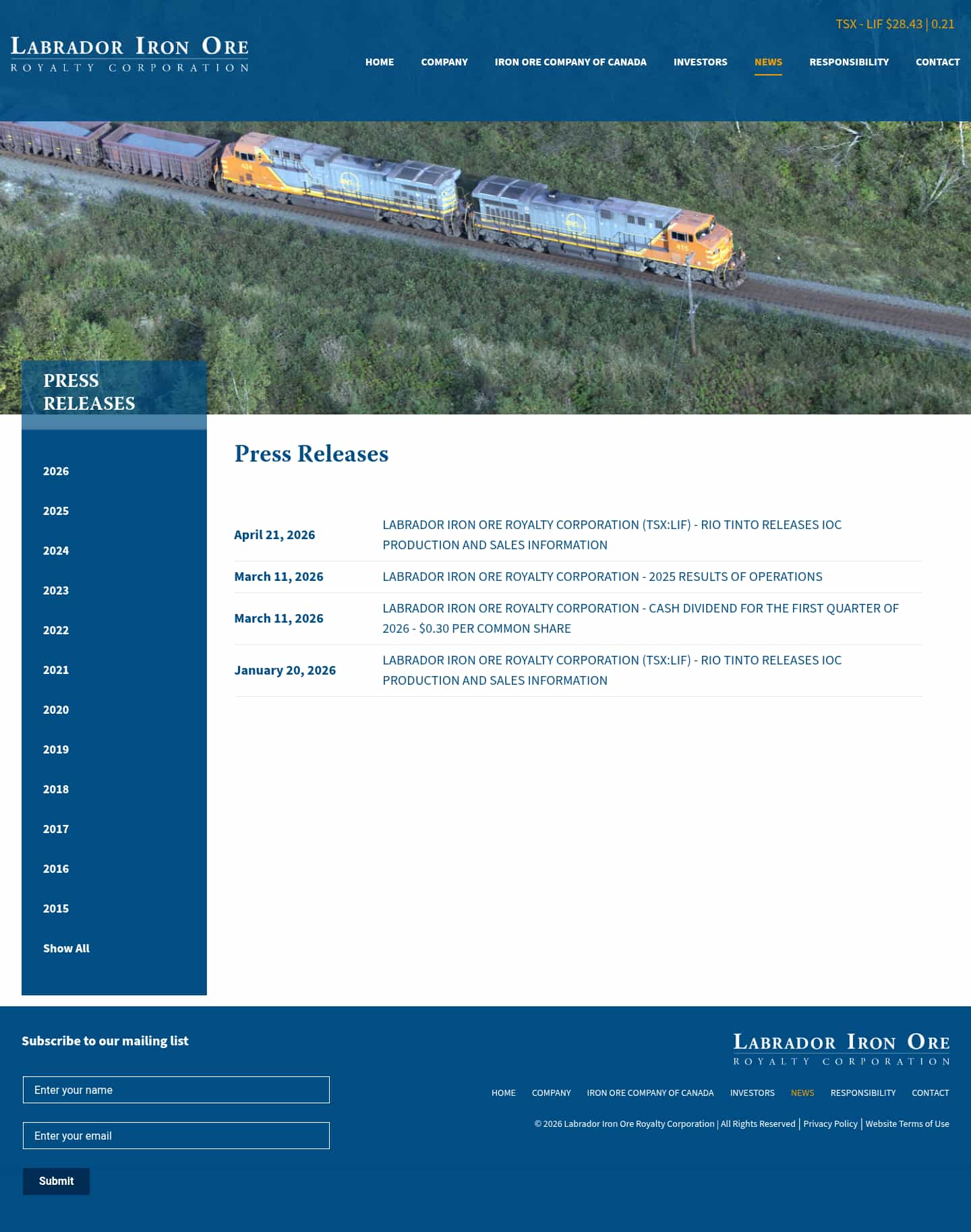 Latest website image capture