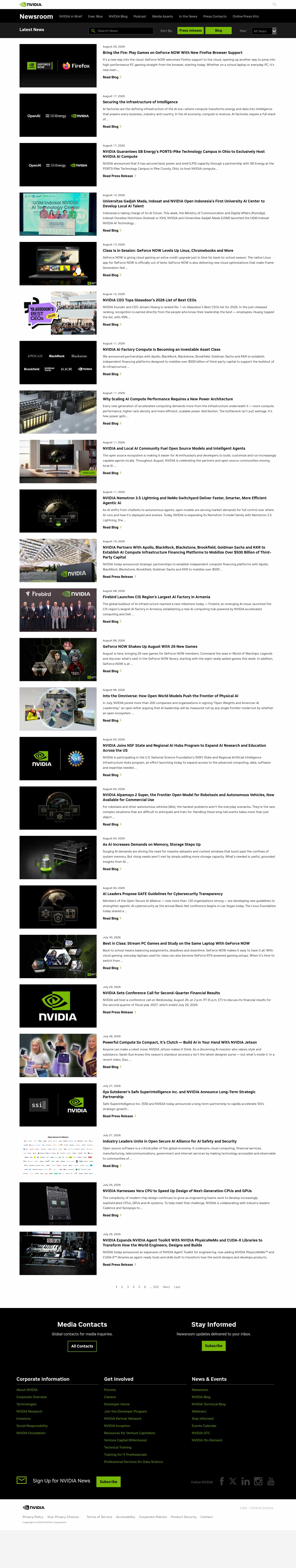 Latest website image capture
