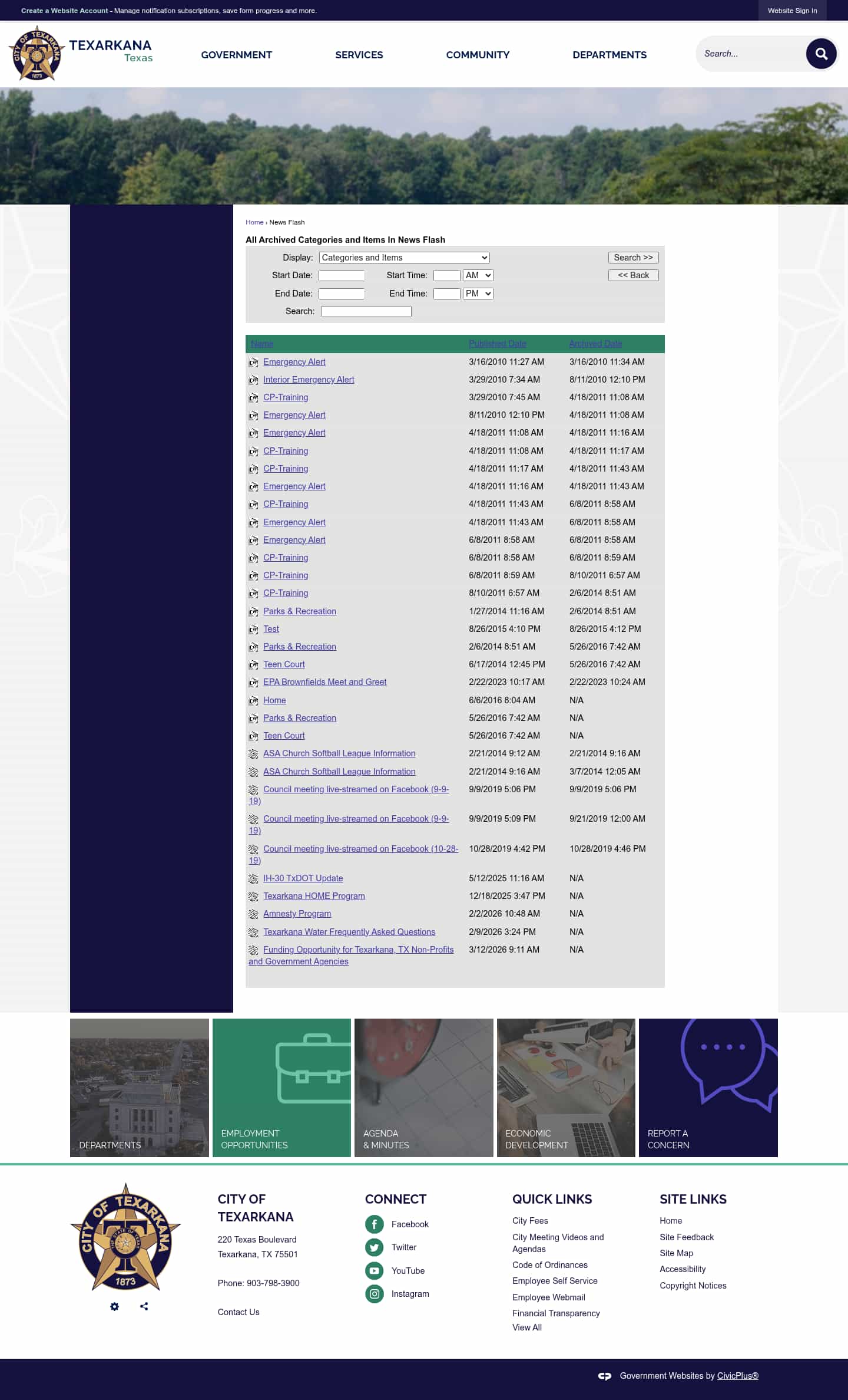 Latest website image capture