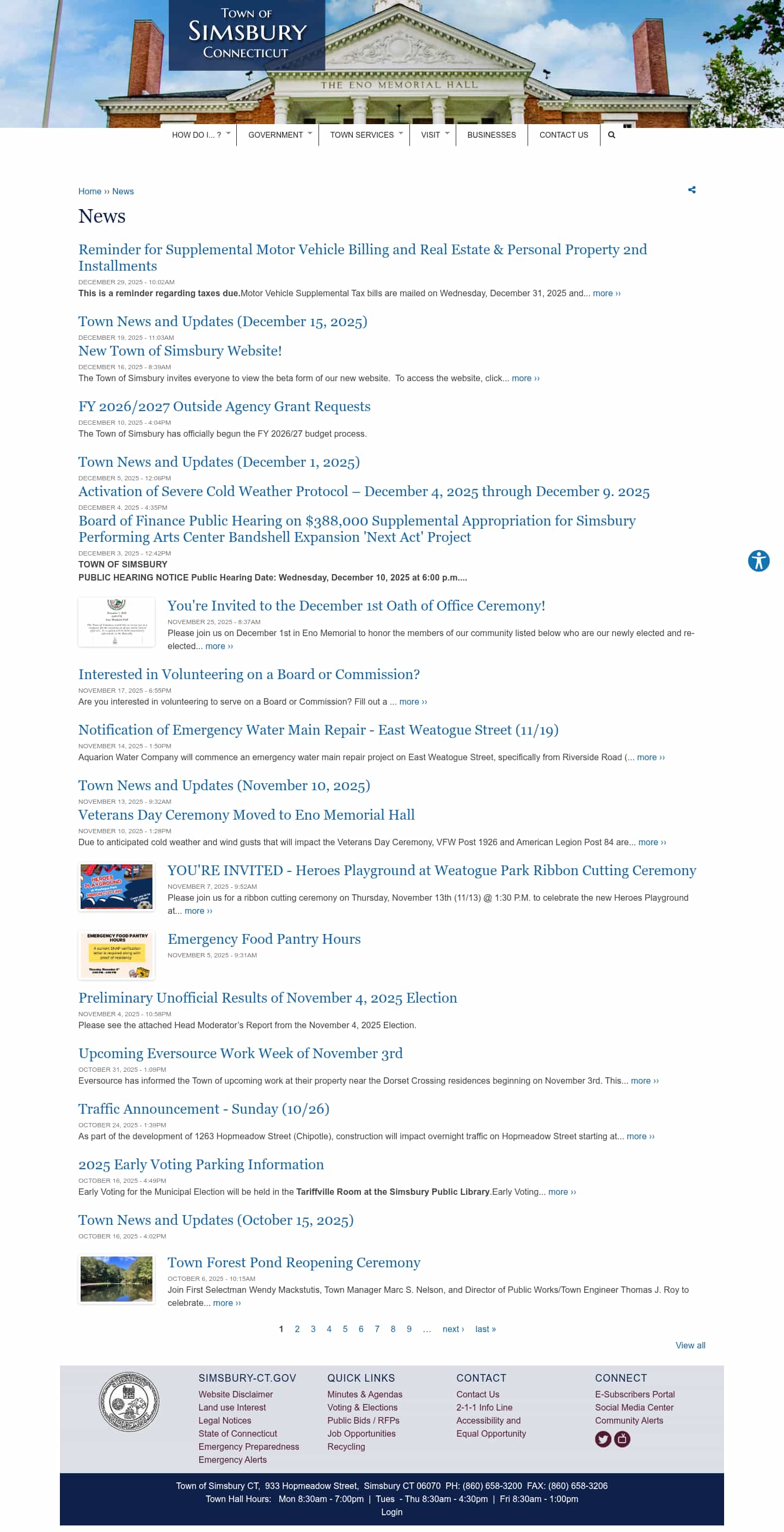 Latest website image capture